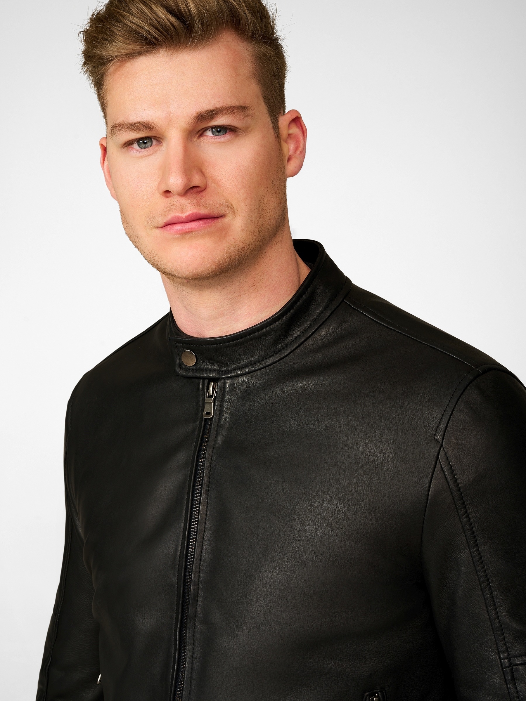 RICANO Blouson »Lederjacke Baku« ohne Kapuze Handgefertigt aus echtem Leder