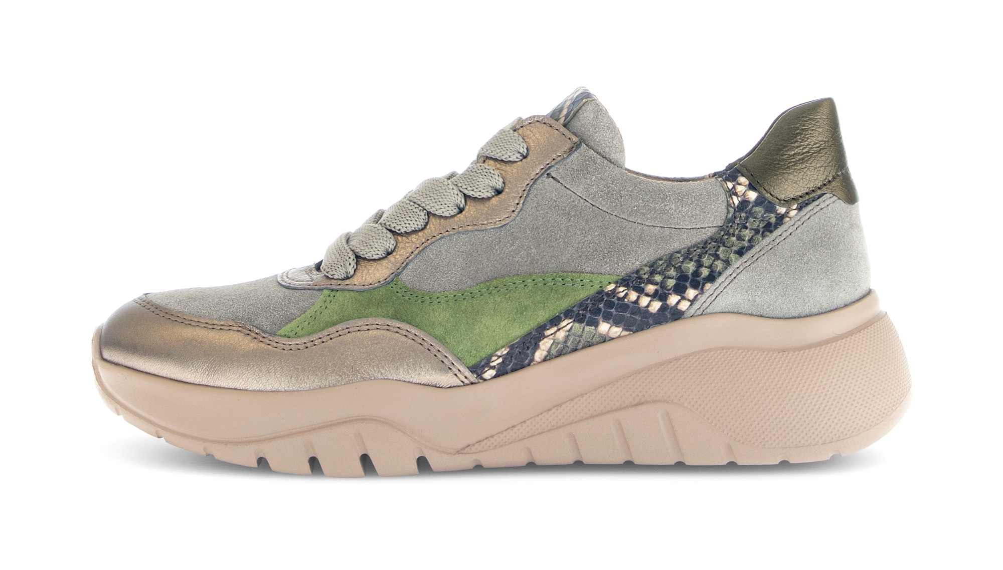 Gabor Plateausneaker, Schnürschuh, Halbschuh mit modischen Kontrastbesätzen