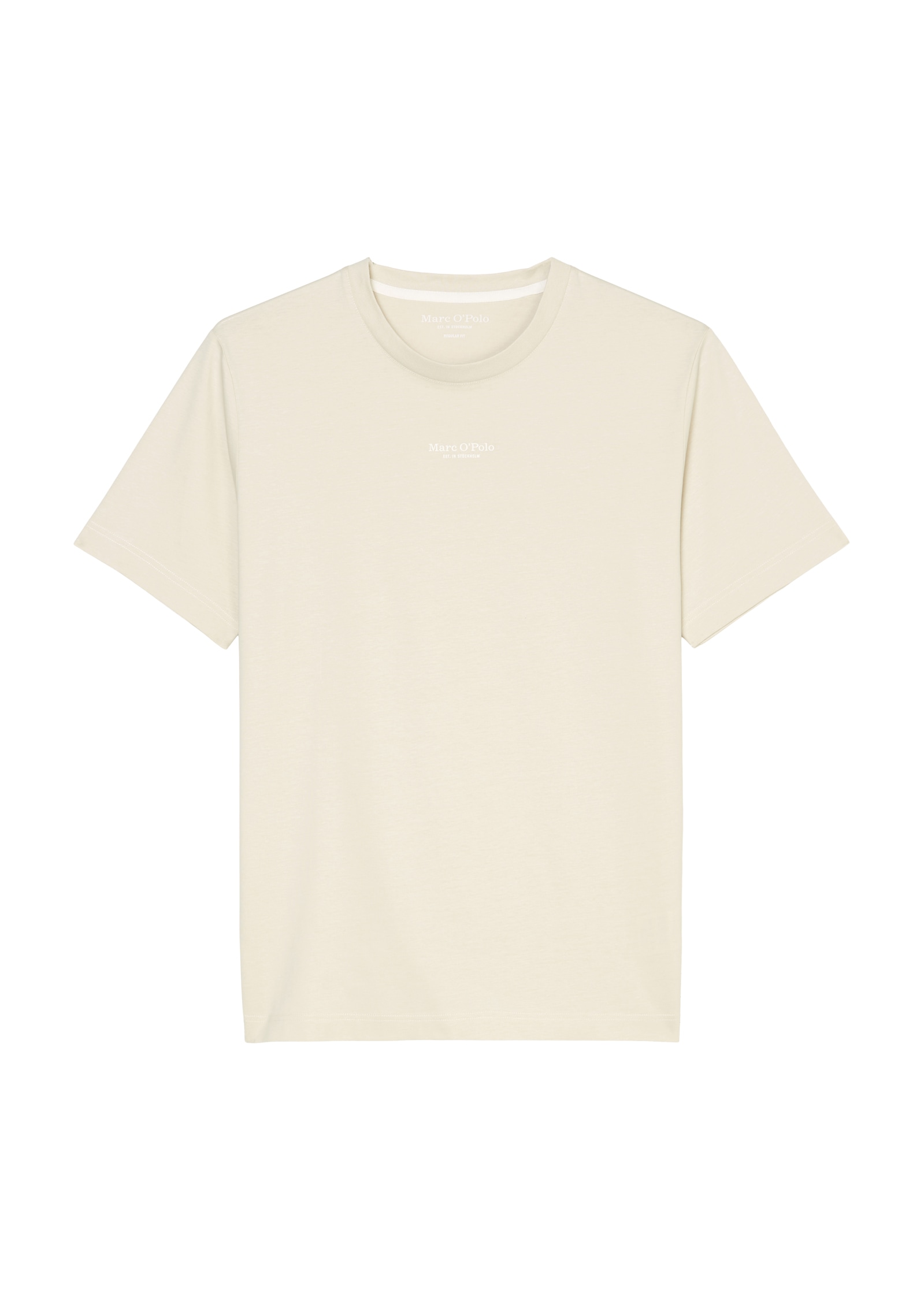 Marc O'Polo T-Shirt, ein kleines, dezentes Logo in Kontrastfarbe ziert die Brust