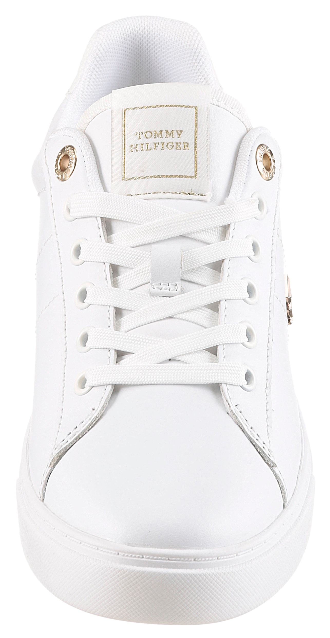 Tommy Hilfiger Sneaker »ESSENTIAL ELEVATED COURT SNEAKER«, Freizeitschuh, Halbschuh, Schnürschuh mit TH-Schmuckelement