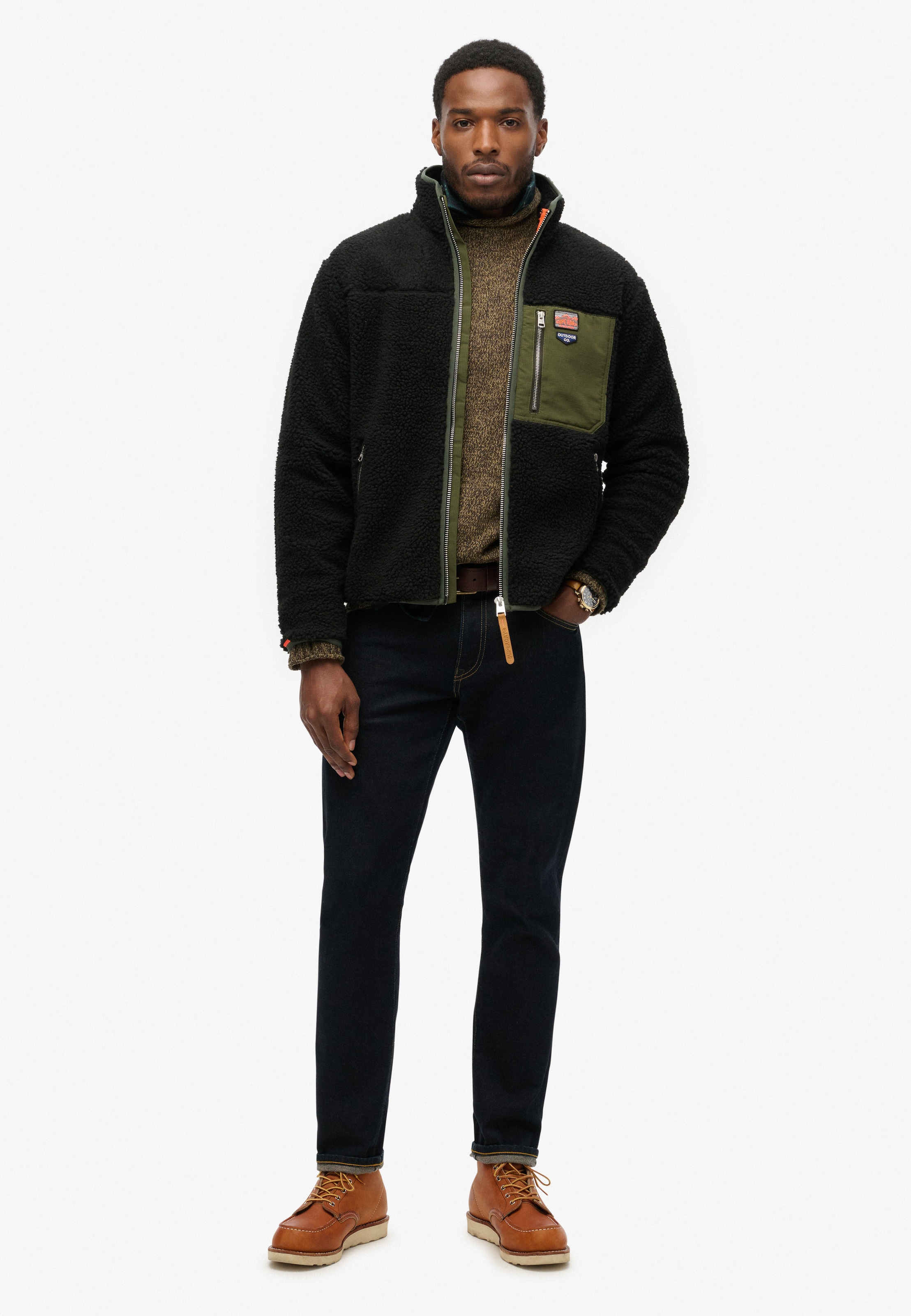 Superdry Kapuzensweatjacke »VINTAGE RETRO FULL ZIP FLEECE«