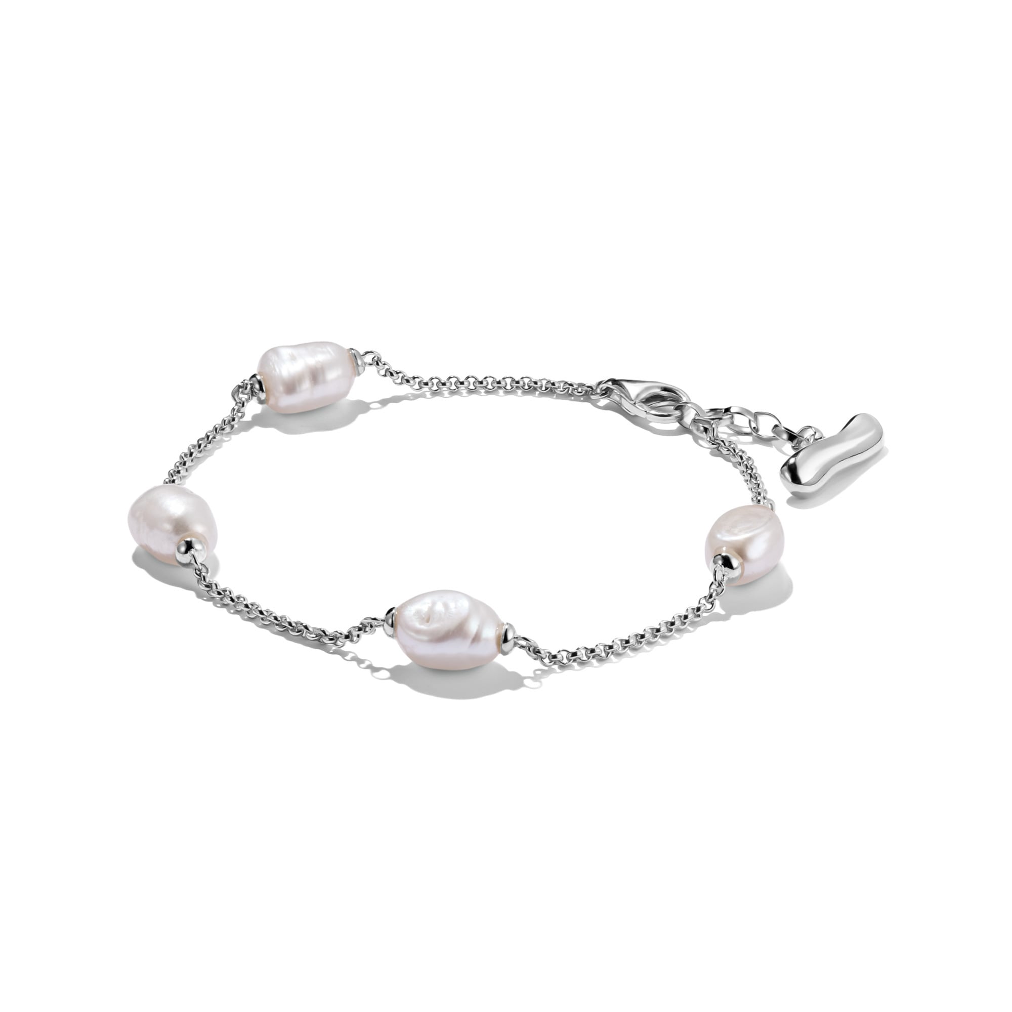 THOMAS SABO Perlenarmband »Natural Beauty Armband fein, Bold Elegance« mit Süßwasserzuchtperle