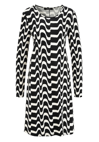 Aniston SELECTED Jerseykleid, mit modischem Wellenmuster - NEUE KOLLEKTION kaufen