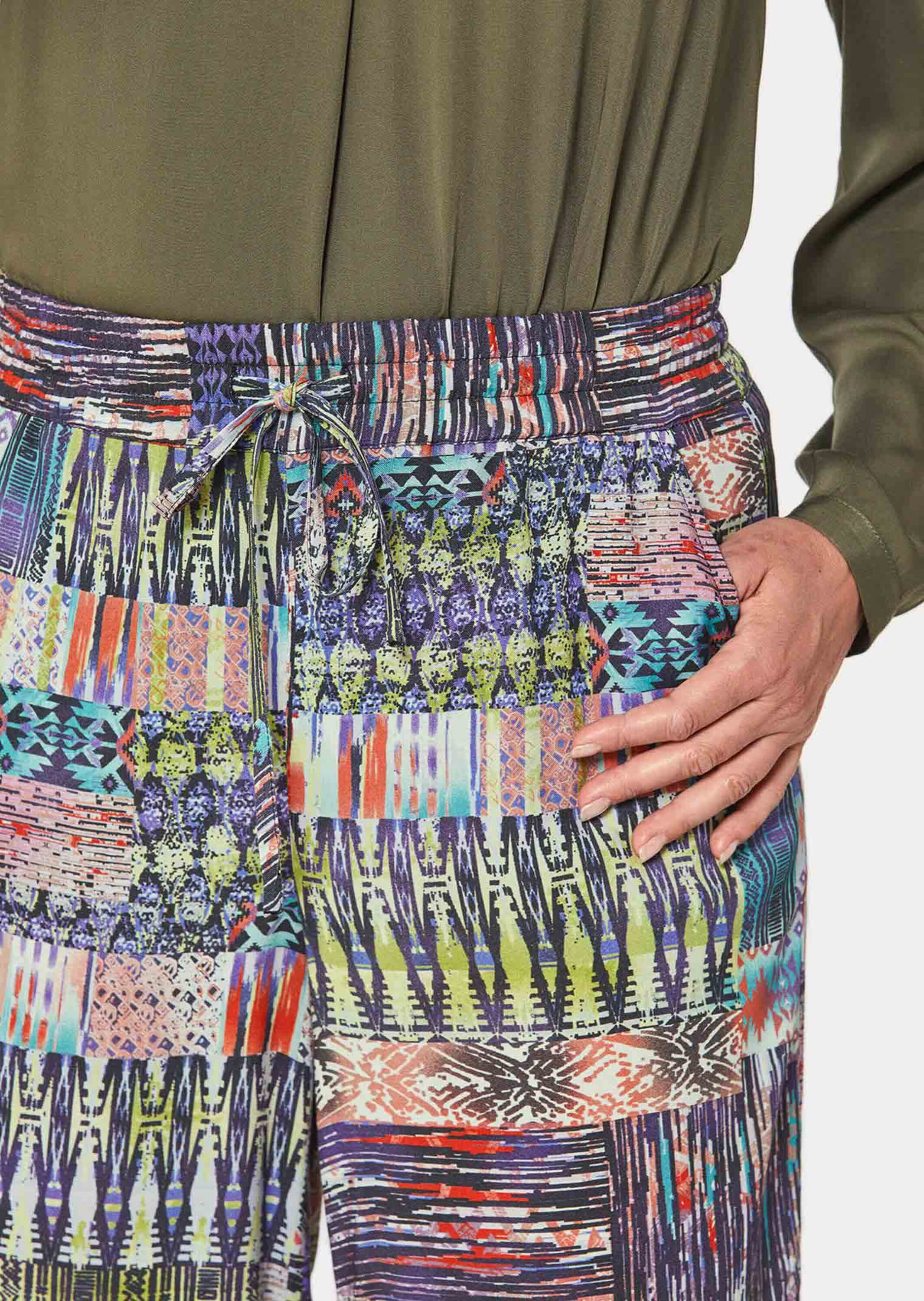 GOLDNER Chinos »Druckhose Druckhose«