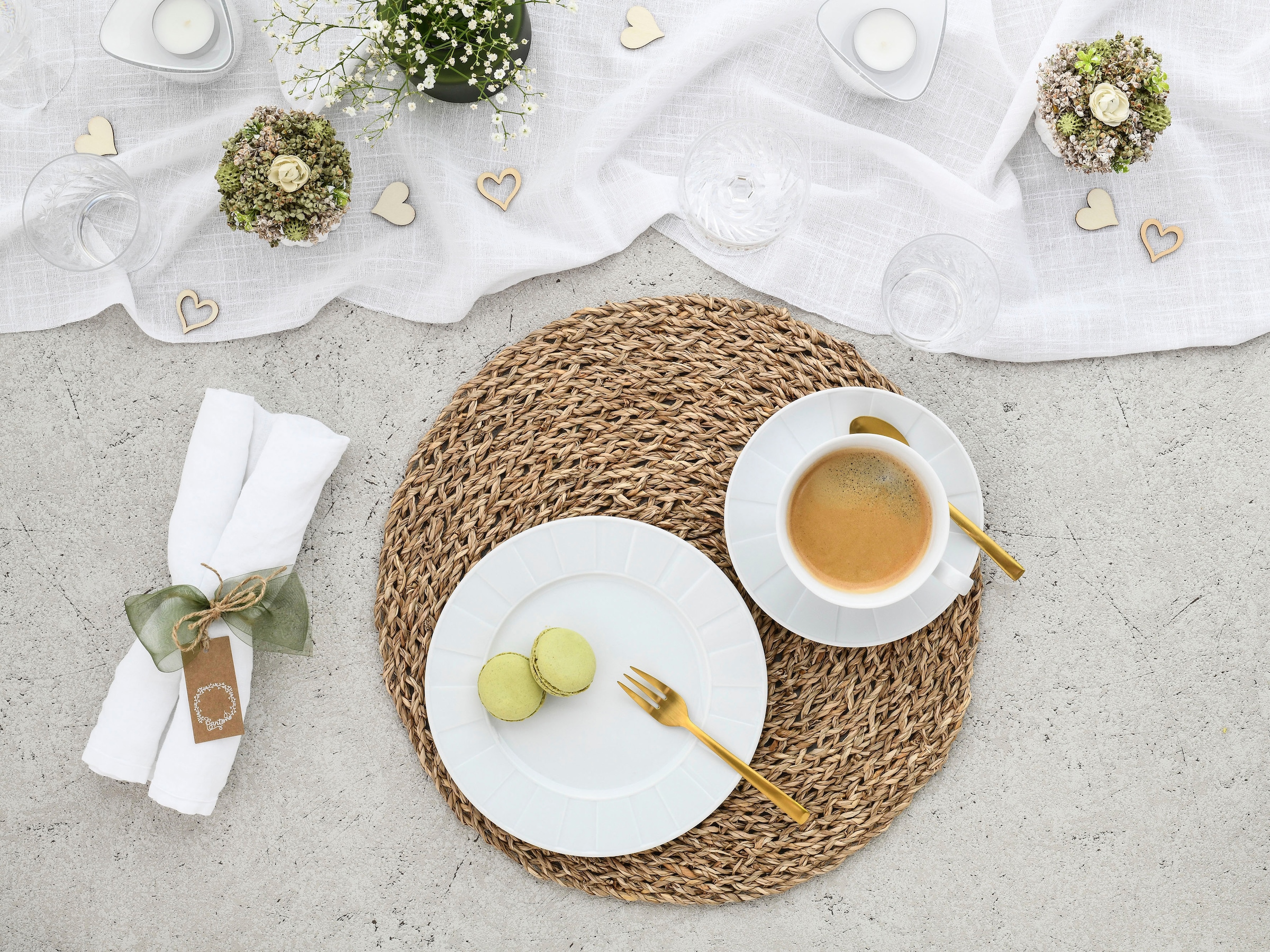 CreaTable Kaffeeservice »Barcelona«, (Set, 18 tlg.), klassischer Manufakturstil