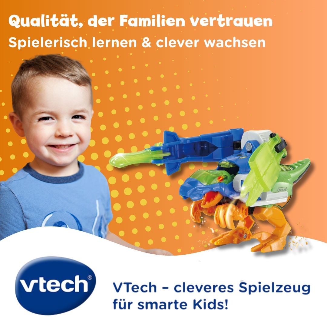 Vtech® Actionfigur »Switch & Go Dinos - Combo Velociraptor« mit Licht und Sound