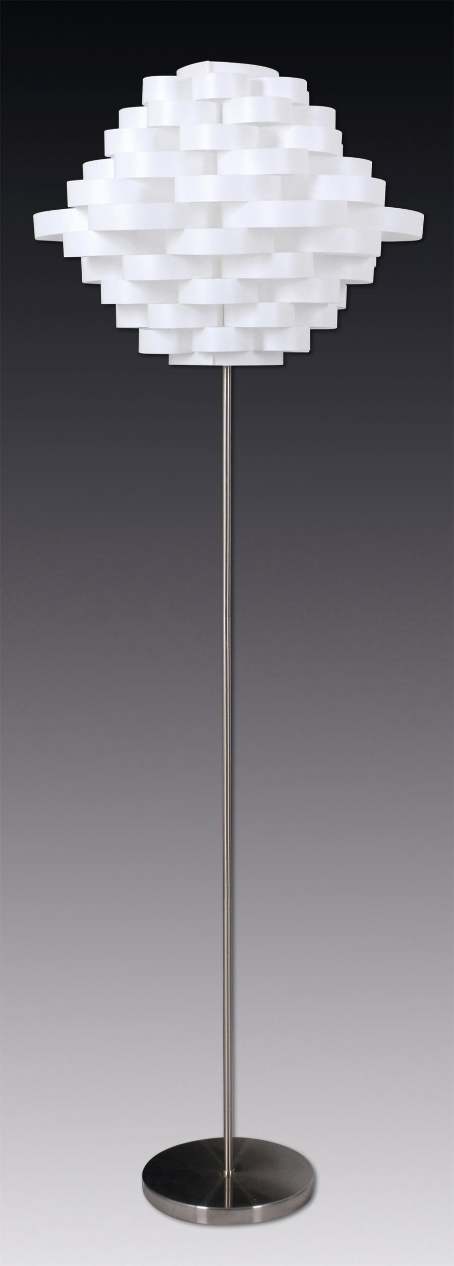 Line«, bei h: Kunststoff/Metall, 55cm weiß/nickel, flammig-flammig, 1 online E27 150cm, OTTO d: Stehlampe »White näve max. 40W,