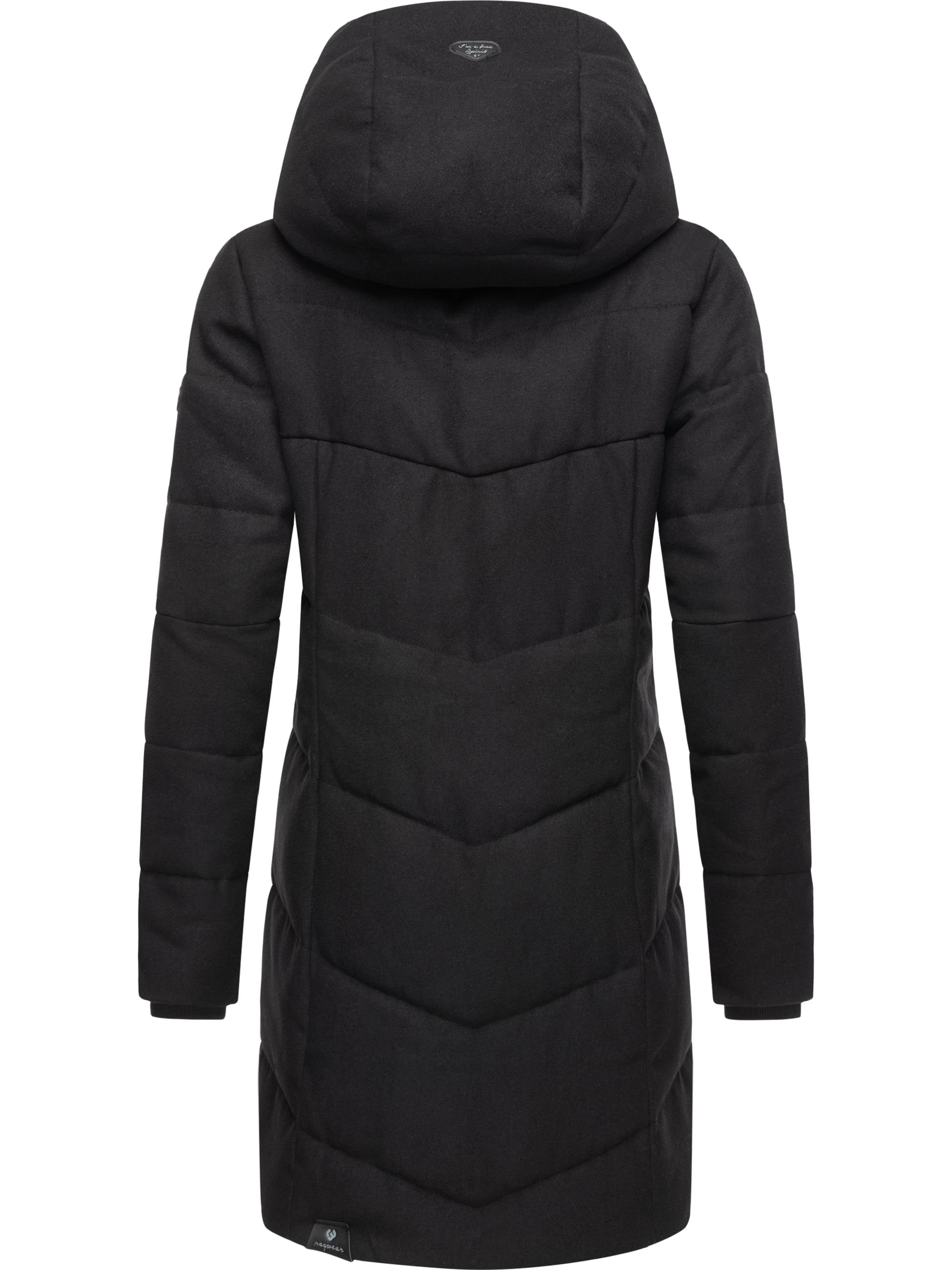 Ragwear Wintermantel »Wintermantel Pavla Coat«, stylischer Damen Steppmantel in Woll-Optik