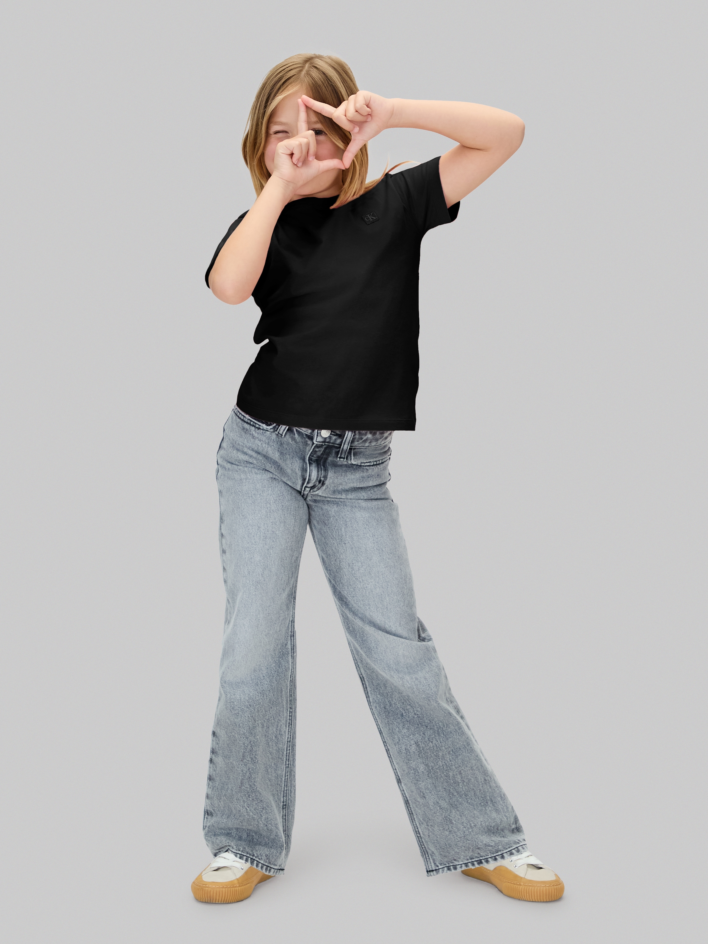 Calvin Klein Jeans T-Shirt »MONOGRAM MINI BADGE T-SHIRT«, für Kinder bis 16 Jahre
