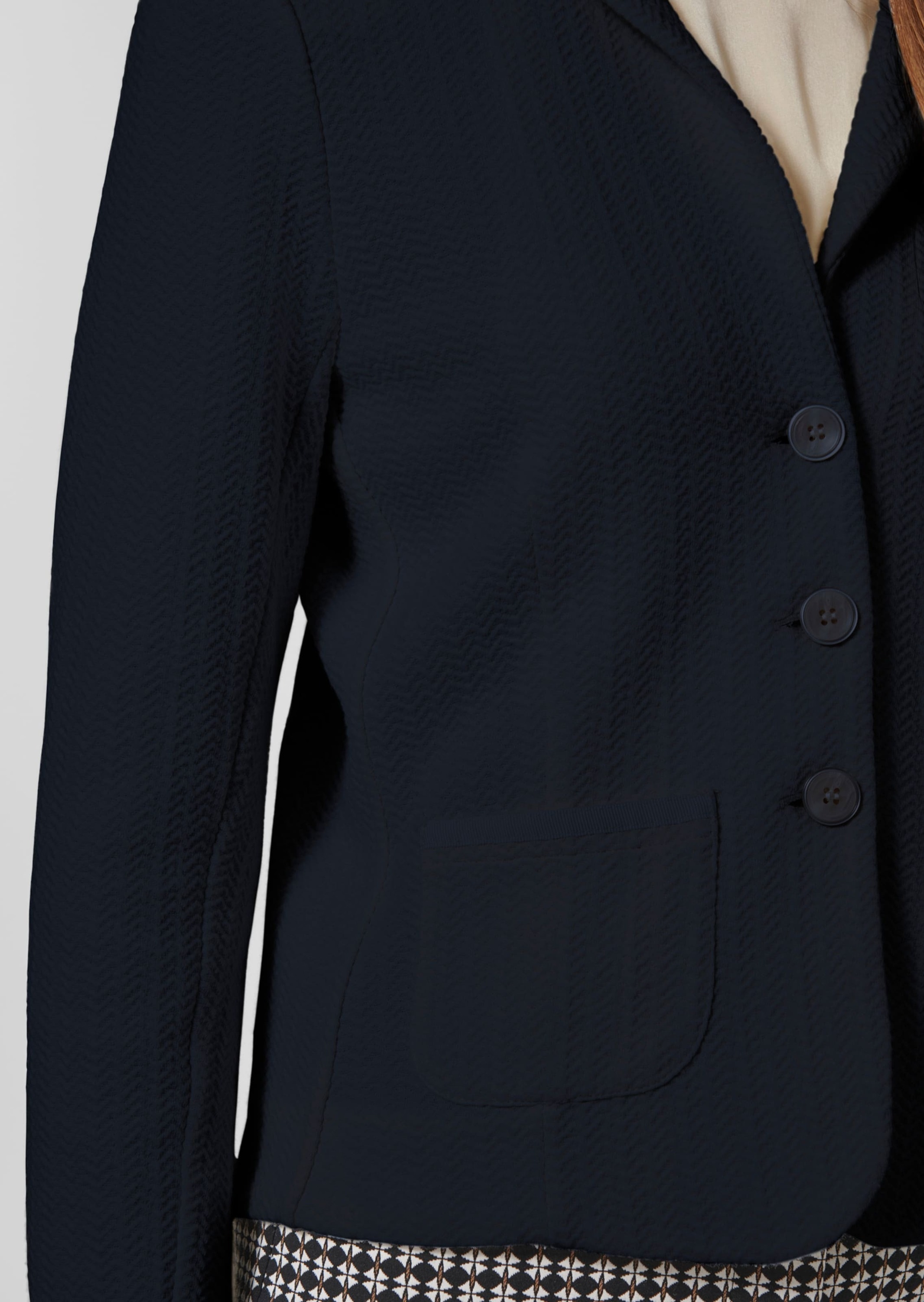 MADELEINE Jackenblazer »Jerseyblazer Kurzer Jerseyblazer mit modischer Struktur«