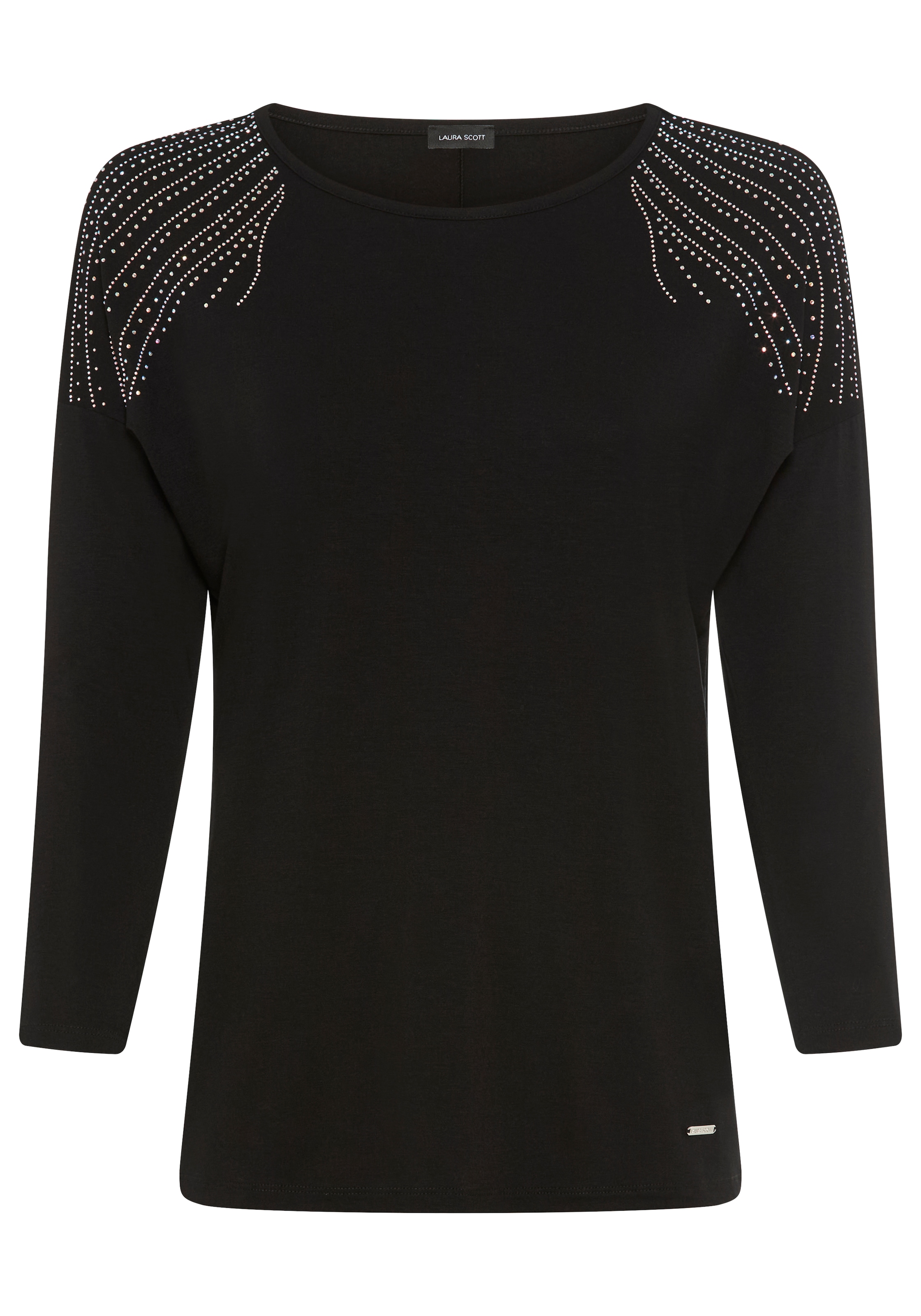 Laura Scott 3/4-Arm-Shirt mit Glitzersteinchen-Detail - NEUE KOLLEKTION