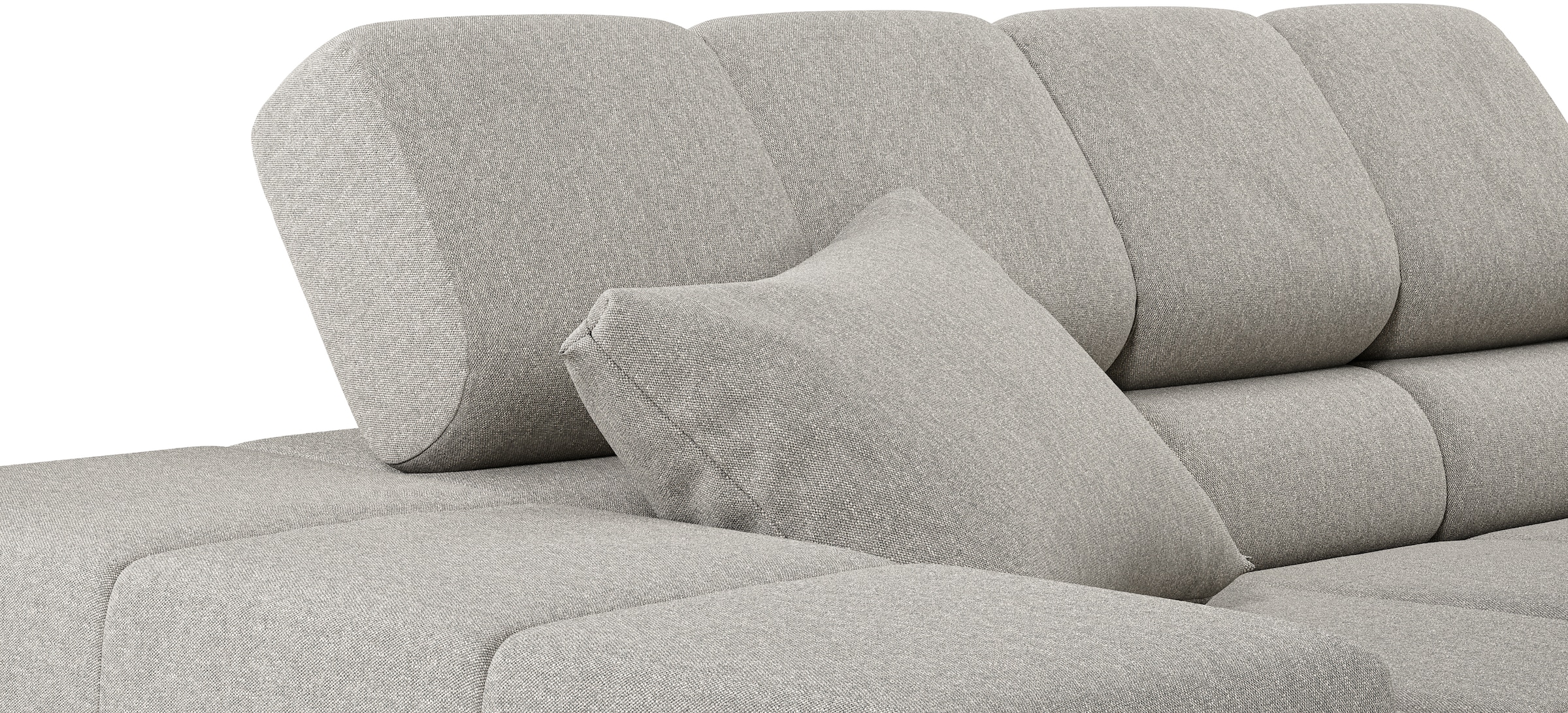 INOSIGN Ecksofa »Ancona incl. Kopfteilverstellung, OTTOs Choice, Breite 319cm, L-Form«, wahlweise motorische Sitztiefenverstellung, auch in Cord + Easy Care