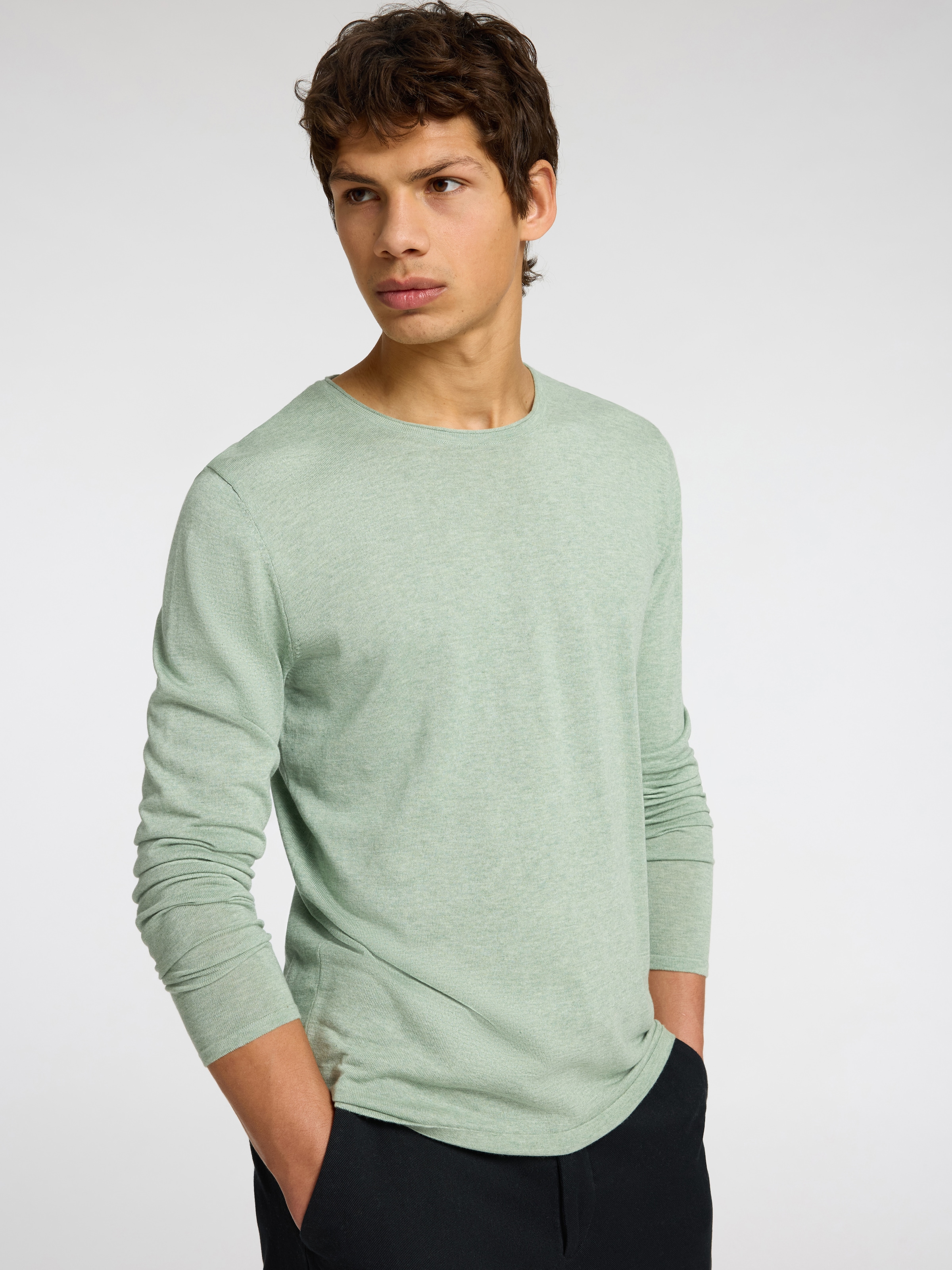 SELECTED HOMME Rundhalspullover »ROME KNIT«