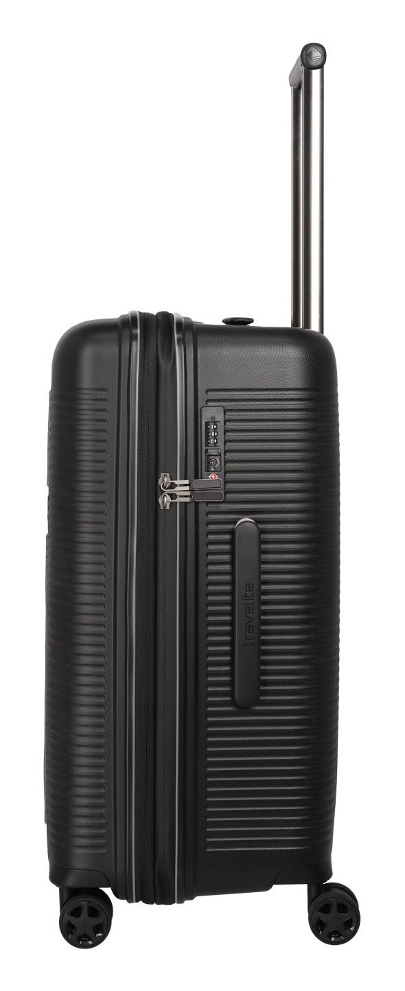 travelite Hartschalen-Trolley »ROOMER Trunk Reisekoffer Hartschale« 66 l 4 Rollen TSA-Schloss – robustes Reisegepäck im Trunk-Design