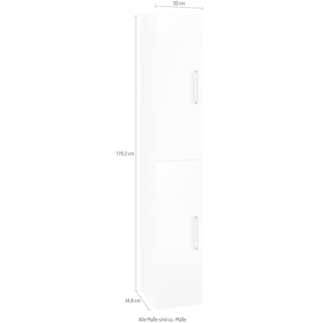 OPTIFIT Hochschrank »Napoli«, 2 Türen, Soft-Close-Funktion, Breite 30 cm im  OTTO Online Shop