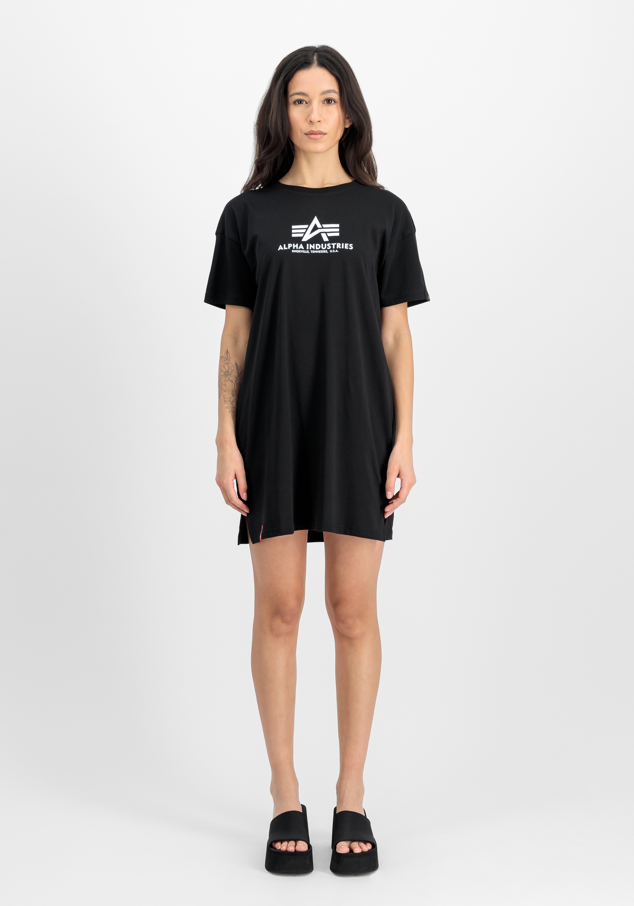 Alpha Industries Shirtkleid »Alpha Industries Women - T-Shirts Basic T Long Women«