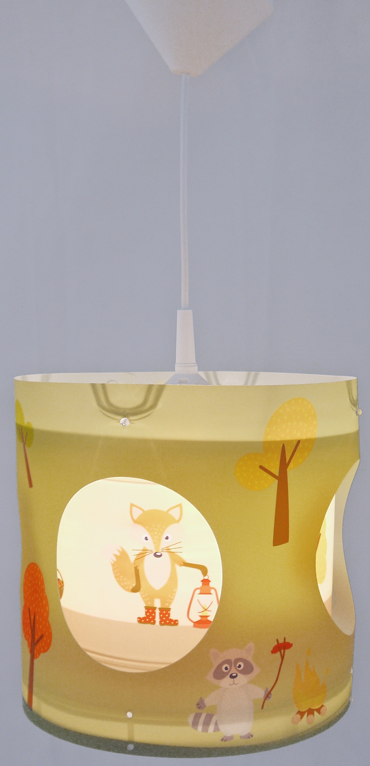 niermann Hängeleuchte »Waldtiere« E27 1 Stk. Dreh-Pendelleuchte Waldtiere