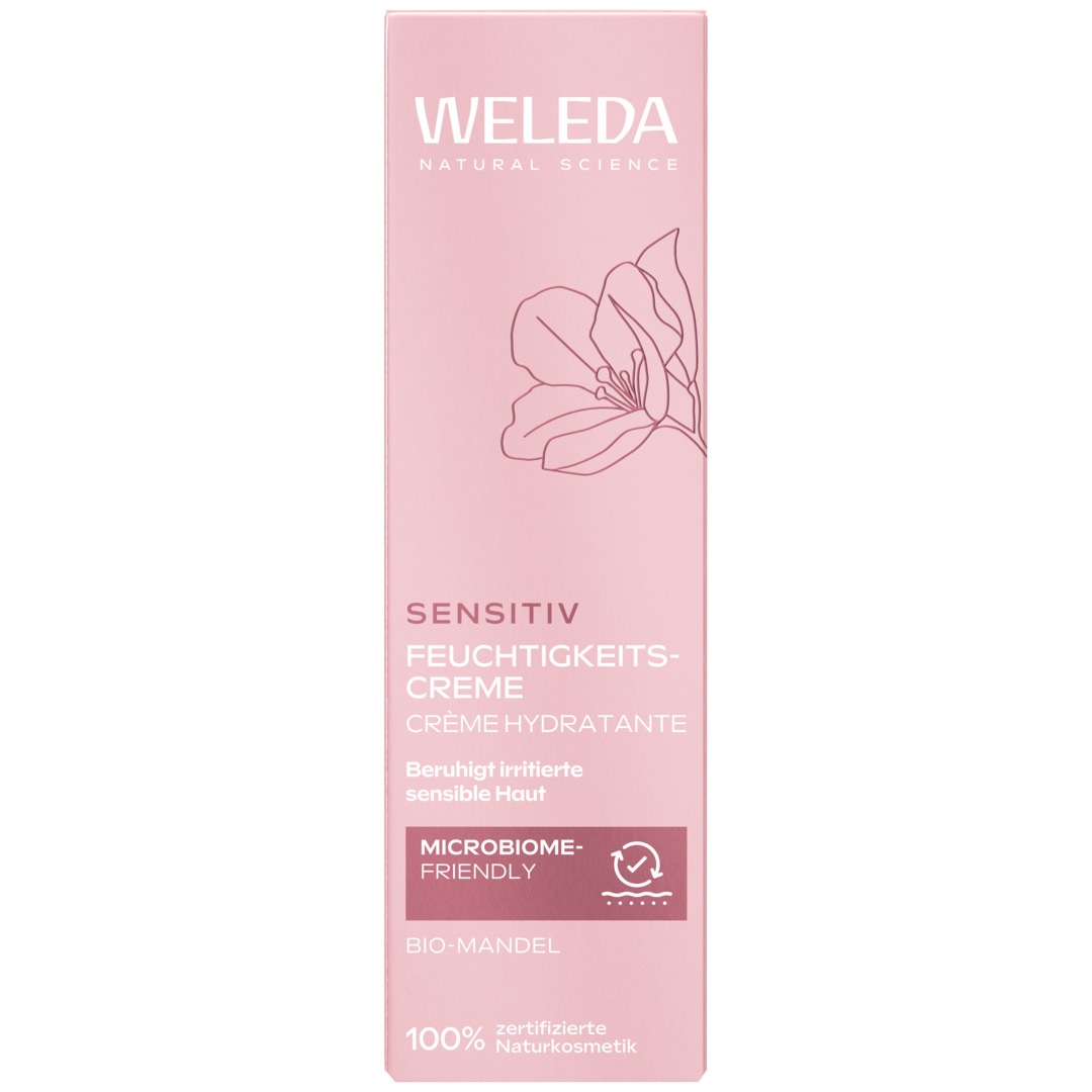 WELEDA Feuchtigkeitscreme »SENSITIV FEUCHTIGKEITSCREME MANDEL« für alle Hauttypen geeignet, feuchtigkeitsspendend