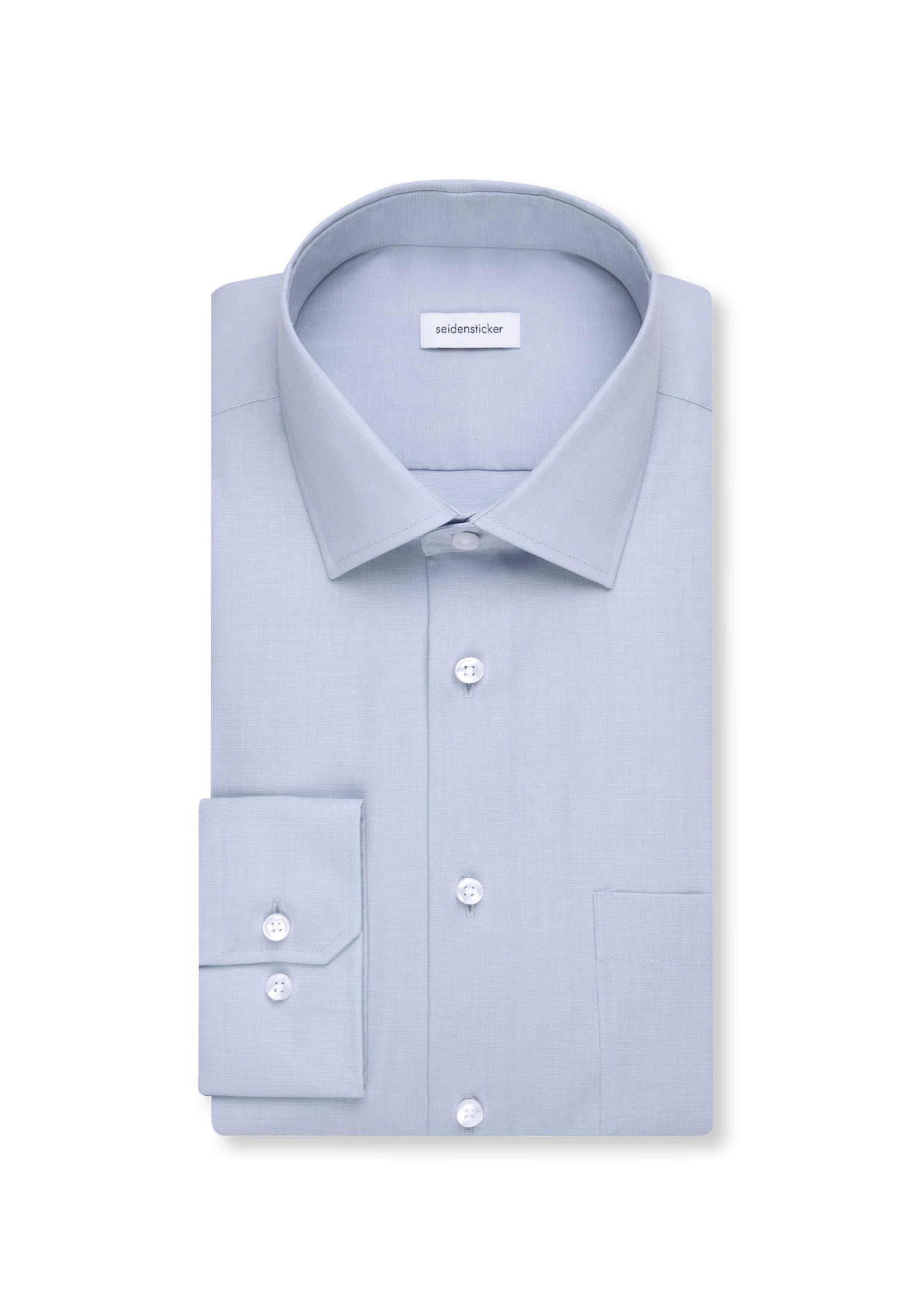 seidensticker Businesshemd »Schwarze Rose« Regular 1/1 Extra lang Kentkragen Uni