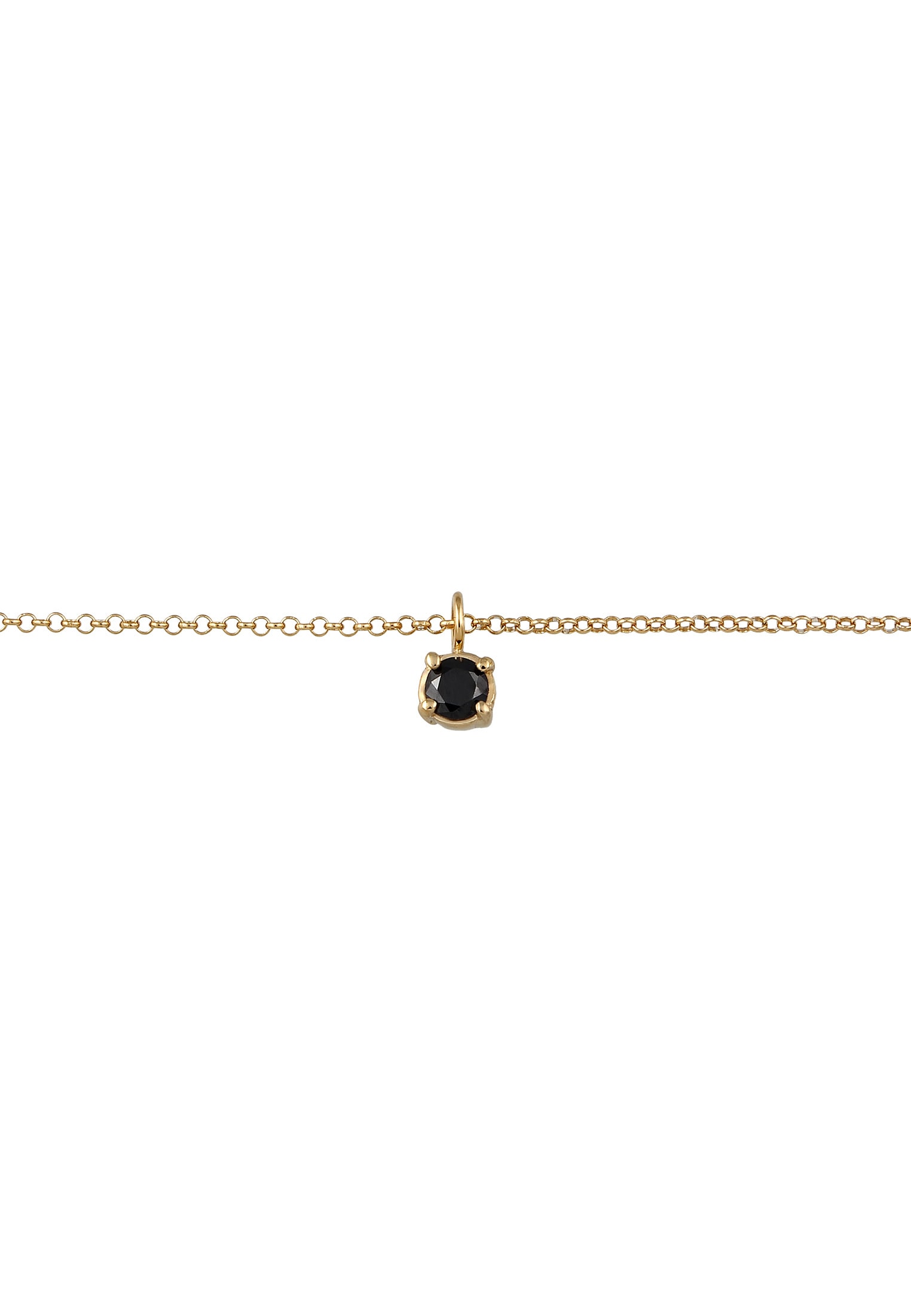 Elli Choker »Halskette Choker Zirkonia Solitär Basic 925 Sterling Silber«