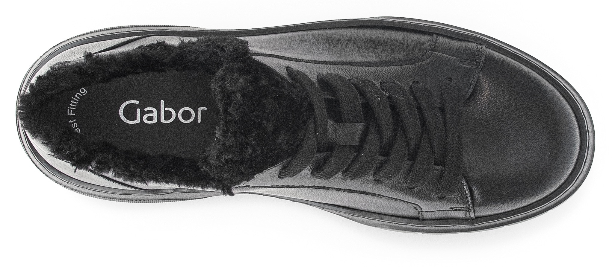 Gabor Plateausneaker, Plateau, Freizeitschuh, Halbschuh, Schnürschuh mit Best Fitting