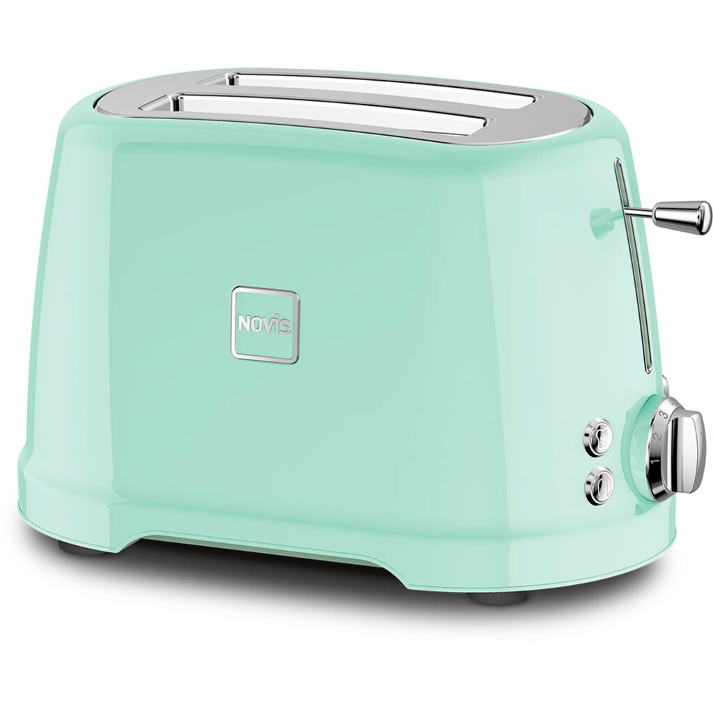 NOVIS Toaster »T2«, 2 kurze Schlitze, 900 W, neomint