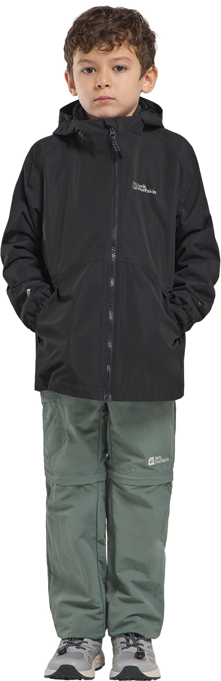 Jack Wolfskin 3-in-1-Funktionsjacke »ICELAND 3IN1 JACKET K«, mit Kapuze
