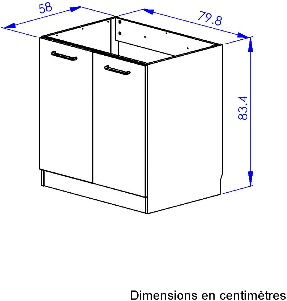 Gami Küchenzeile »Set A B180 ALPAGA« Set,  Ein sehr funktionales Küchenensemble