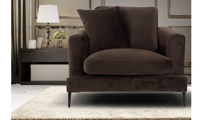 Leonique Sessel »Cozy«, mit Metallbeinen und Zierkissen kaufen Leonique Sessel »Cozy«, mit Metallbeinen und Zierkissen kaufen