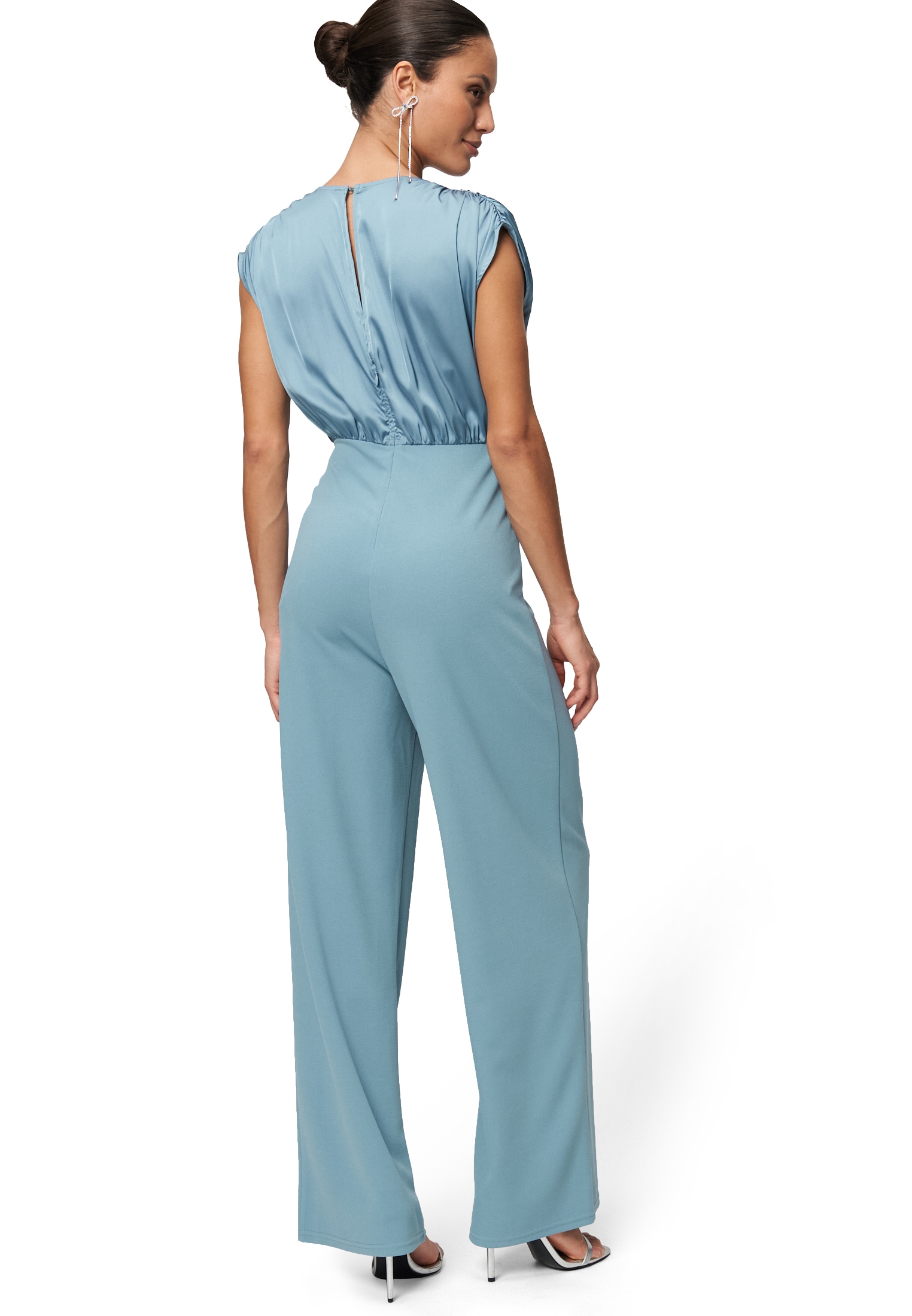 Zero Jumpsuit »Jumpsuit im Materialmix«