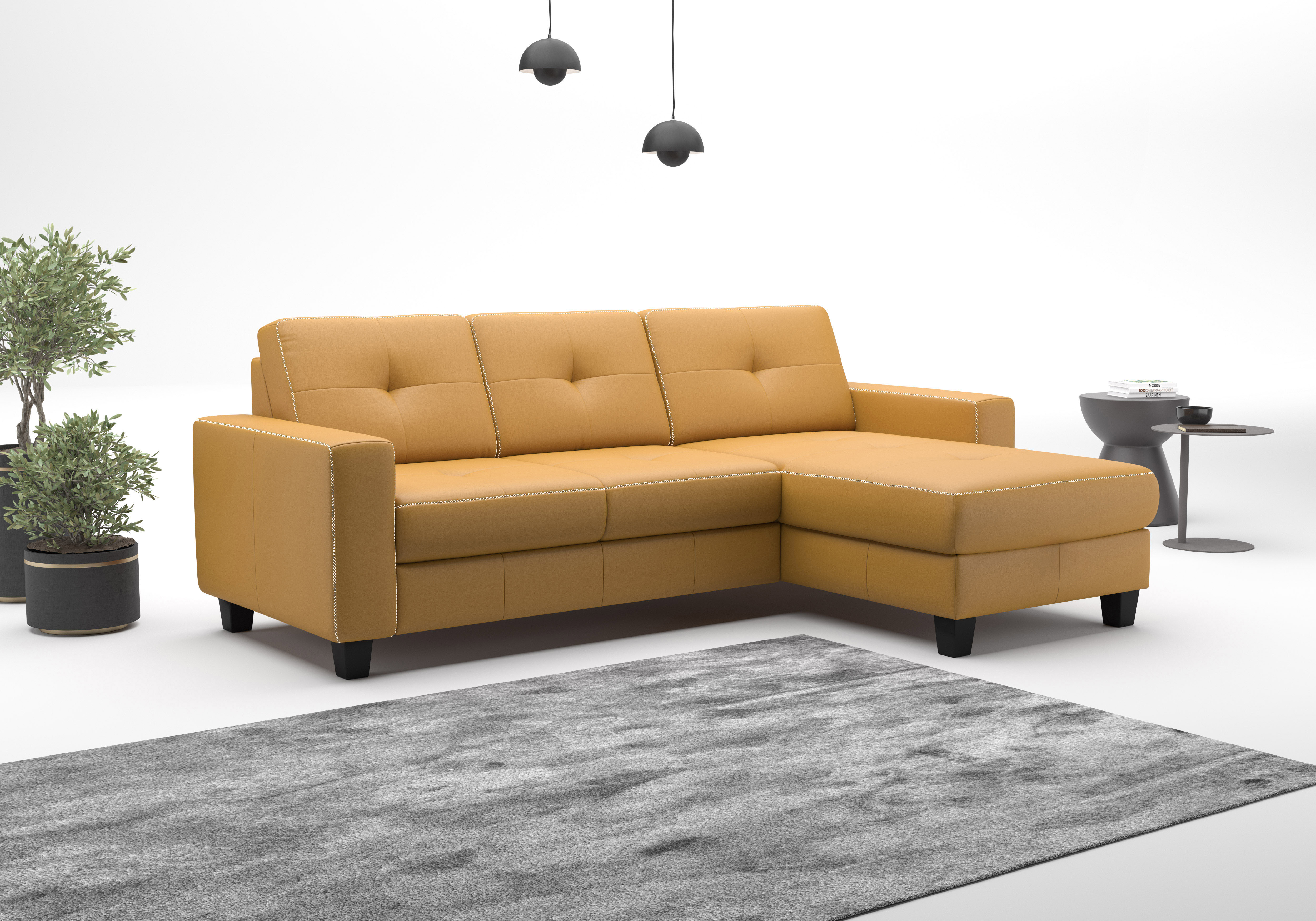 OTTO home Ecksofa "Varese" wahlweise mit Schlaffunktion und Bettkasten