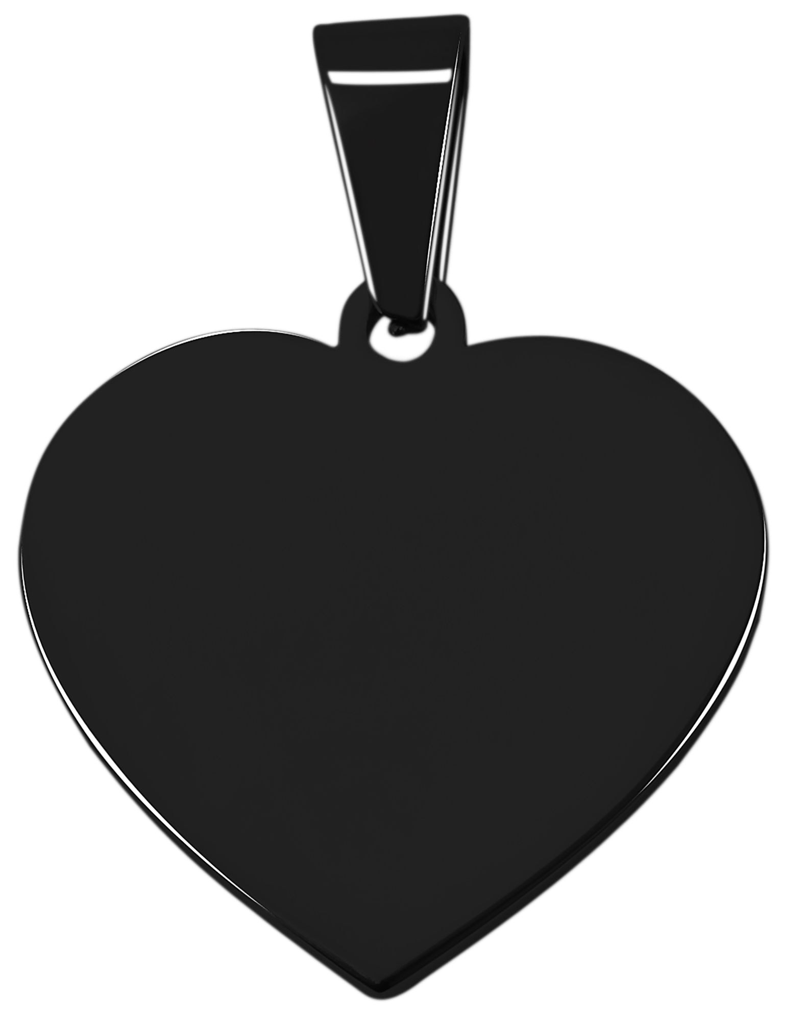 Adelia´s Kettenanhänger »Damen Anhänger ¿ Herz Gravuranhänger aus Edelstahl«