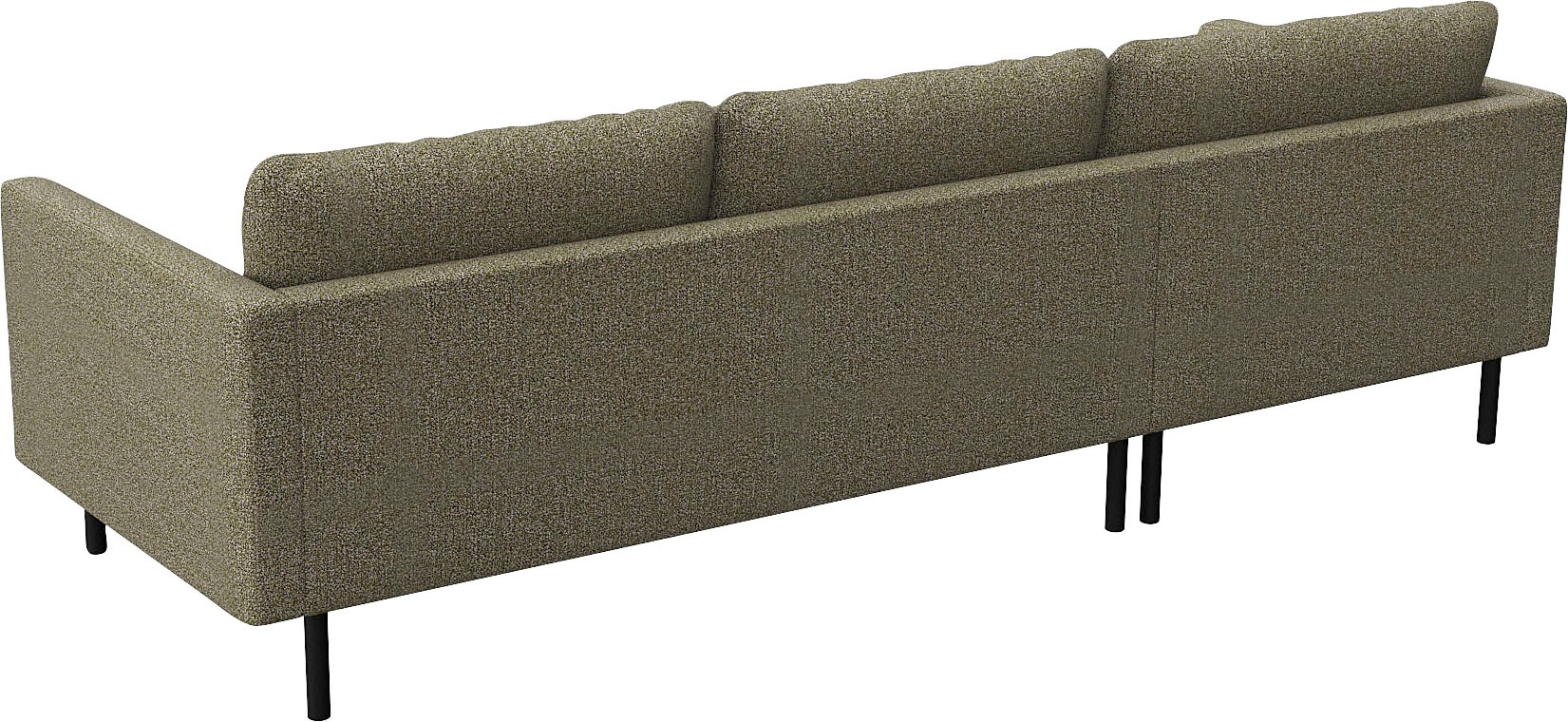 FLEXLUX Ecksofa »Bolzano, elegant und bequem, L-Form«, Sitzaufbau mit Kaltschaum & Stahl-Wellen, loose Sitz -& Rückenkissen