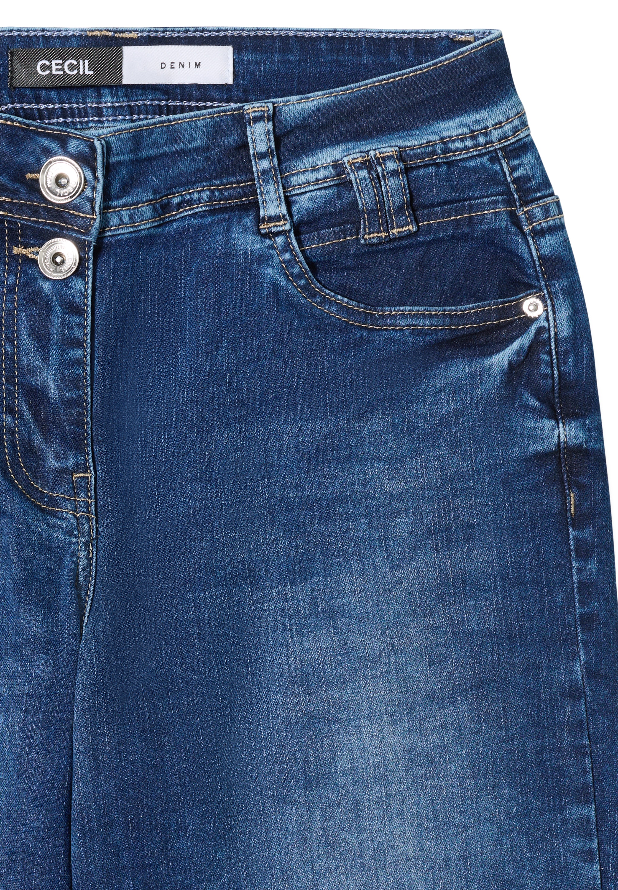 Cecil Weite Jeans »Style NEELE«, im 5-Pocket-Style