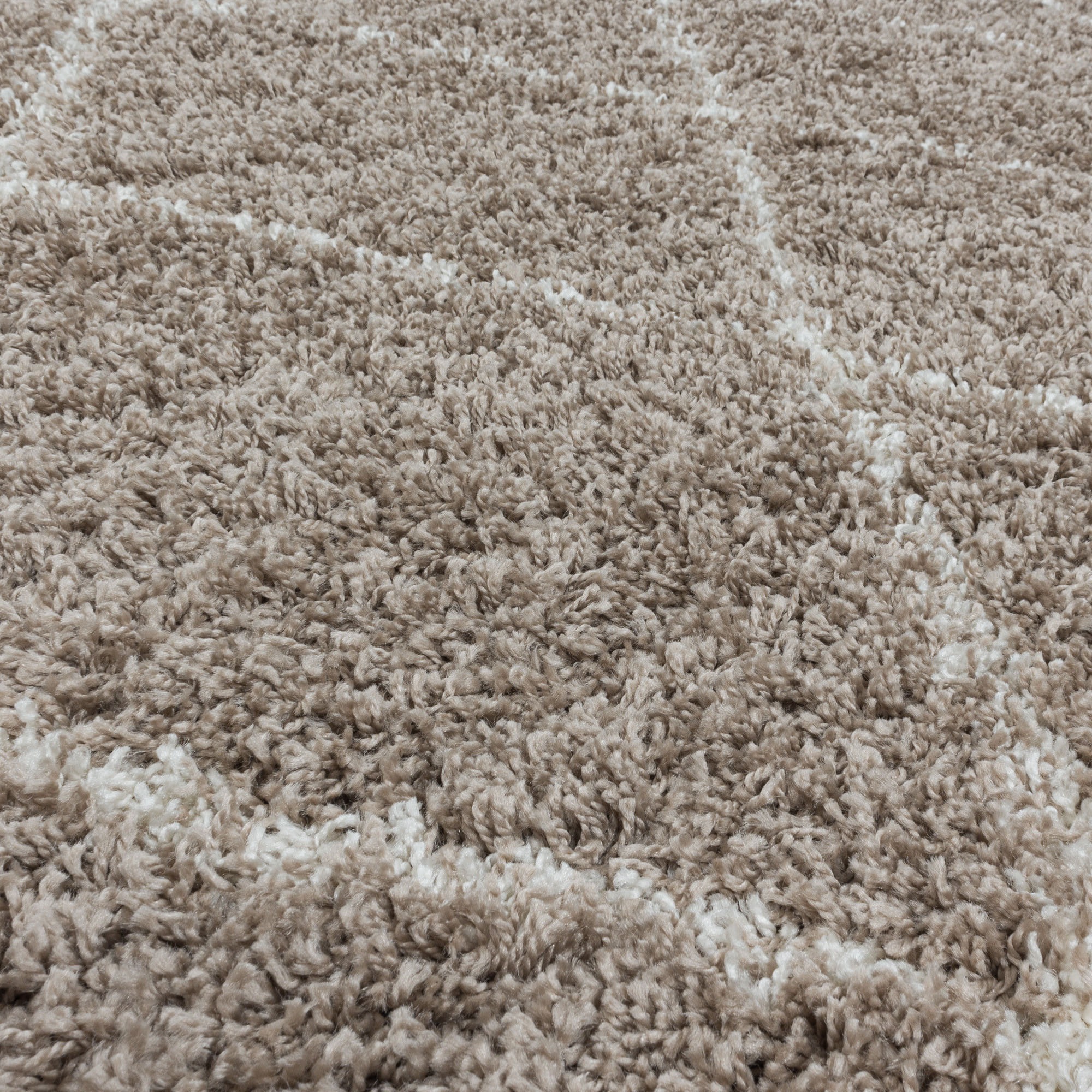 Ayyildiz Teppiche Hochflor-Teppich »ALVOR 3401«, rund, 50 mm Höhe, Shaggy, Langflor, pflegeleicht, Wohnzimmer