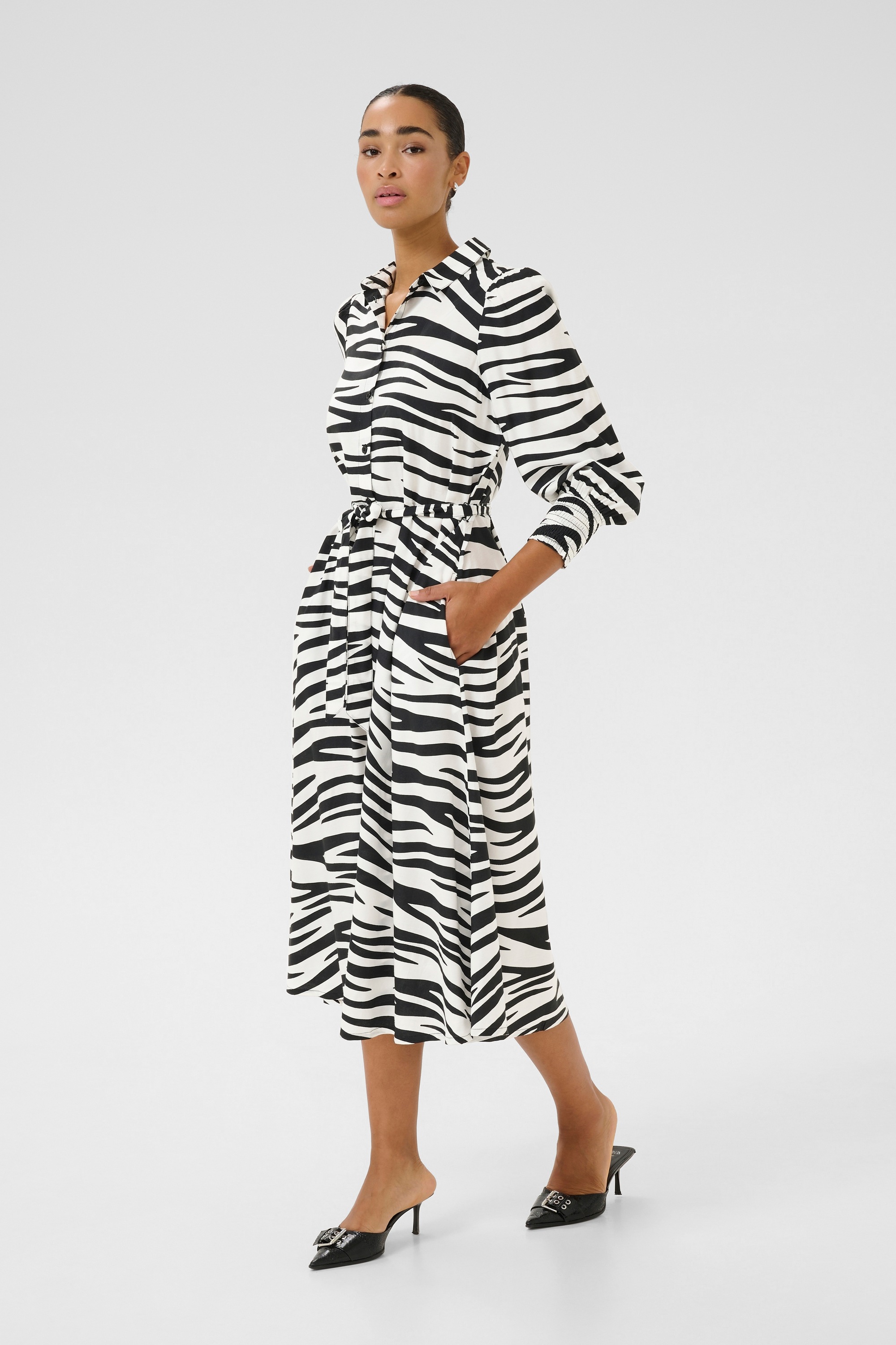 KAFFE Midikleid »Kleid KAemine«