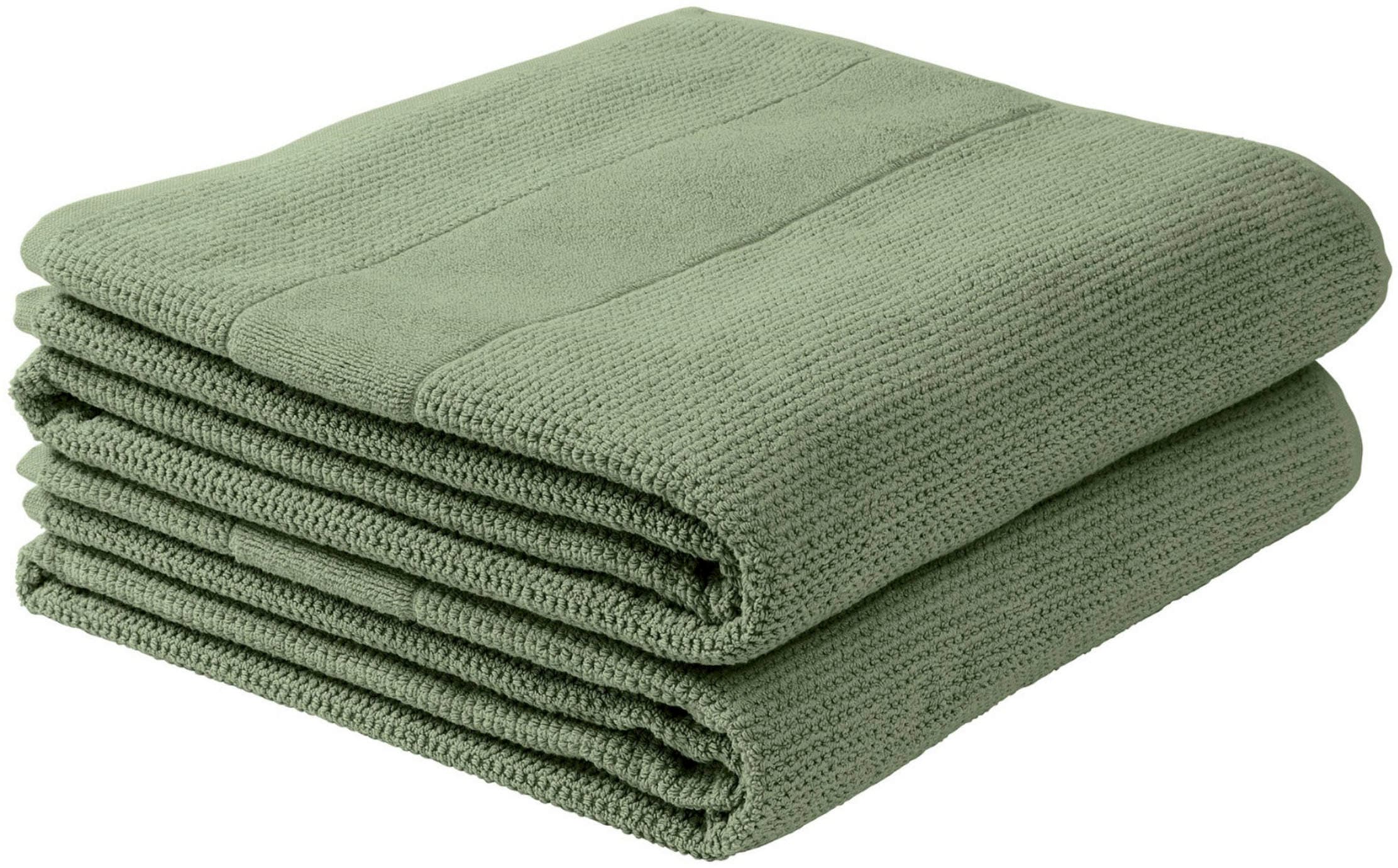 Schiesser Handtücher »Turin im 4er Set aus 100% Baumwolle«, (2 St.),  Reiskorn-Optik, MADE IN GREEN by OEKO-TEX®-zertifiziert online bei OTTO
