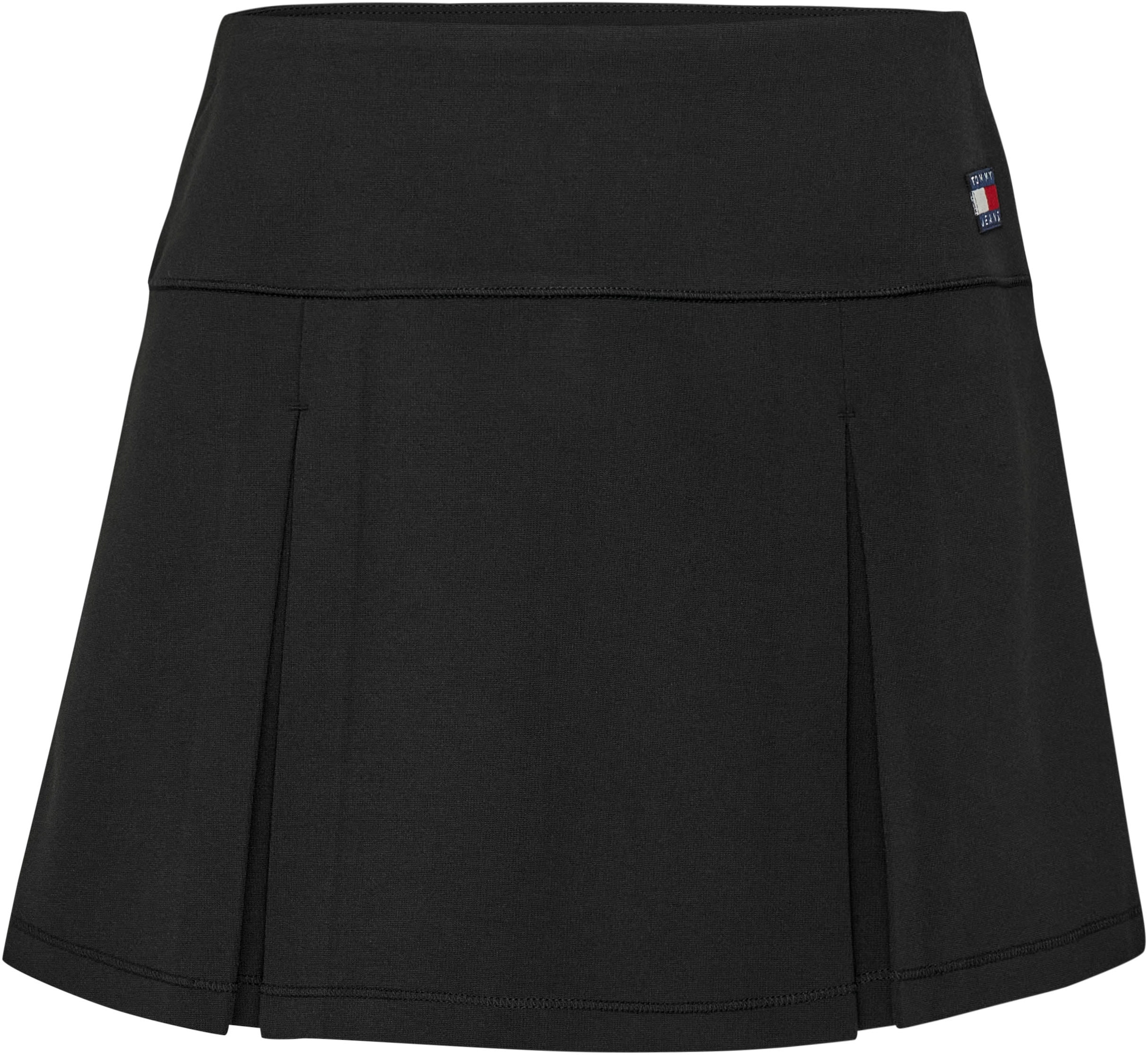 Tommy Jeans Minirock »TJW BOX PLEAT JERSEY MINI SKIRT«, Webrock in modischer Boxy Form