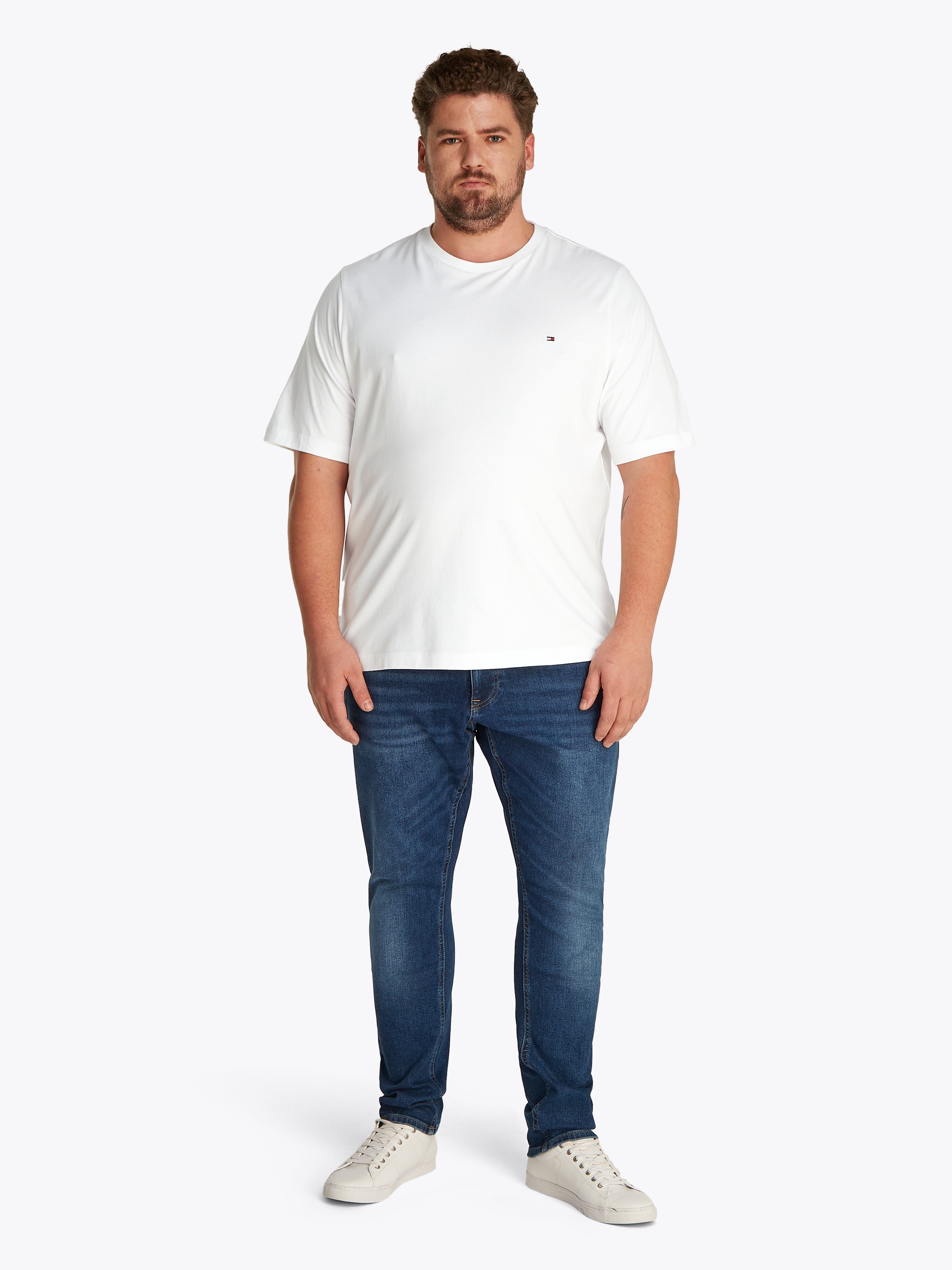 Tommy Hilfiger Big & Tall T-Shirt »BT-ESSENTIAL REG FIT SOLID TEE-B«, Große Größen