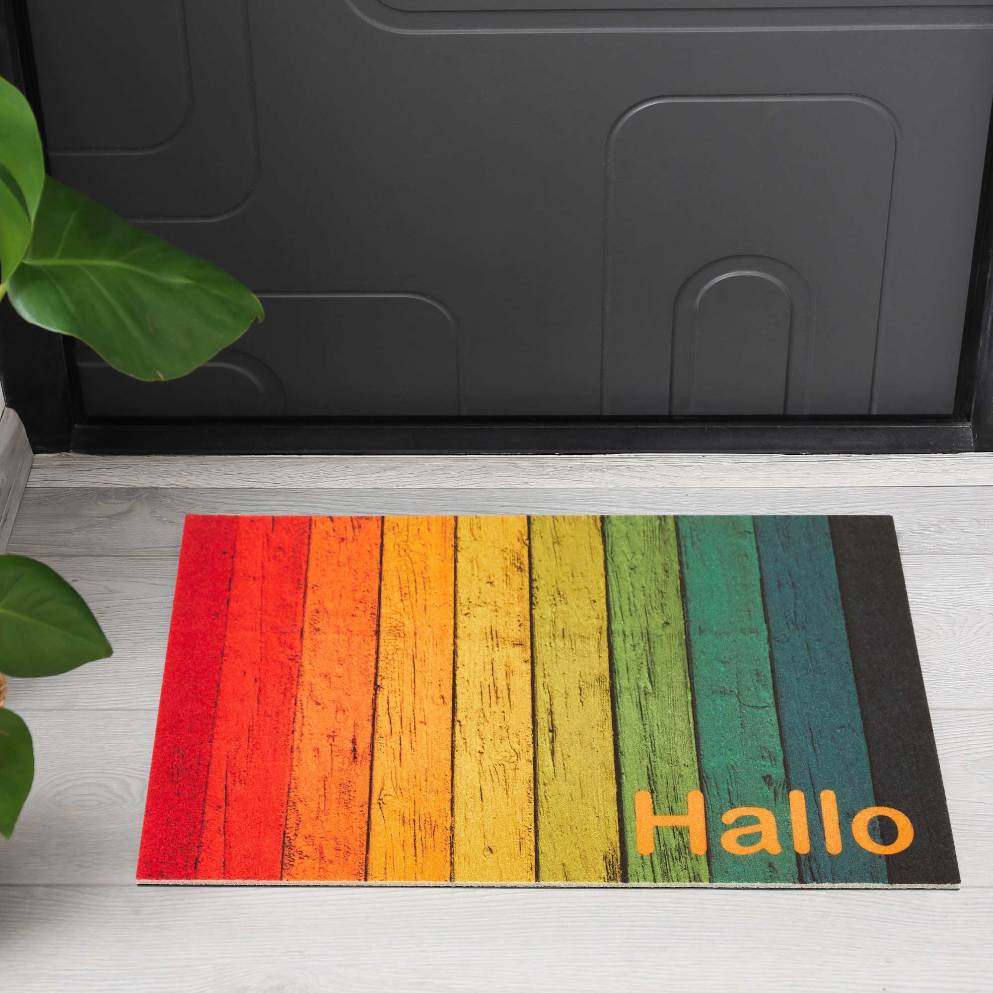 Andiamo Fußmatte »Modern« rechteckig 6,5 mm Höhe Schmutzfangmatte, bedruckt, diverse Motive, In- und Outdoor geeignet