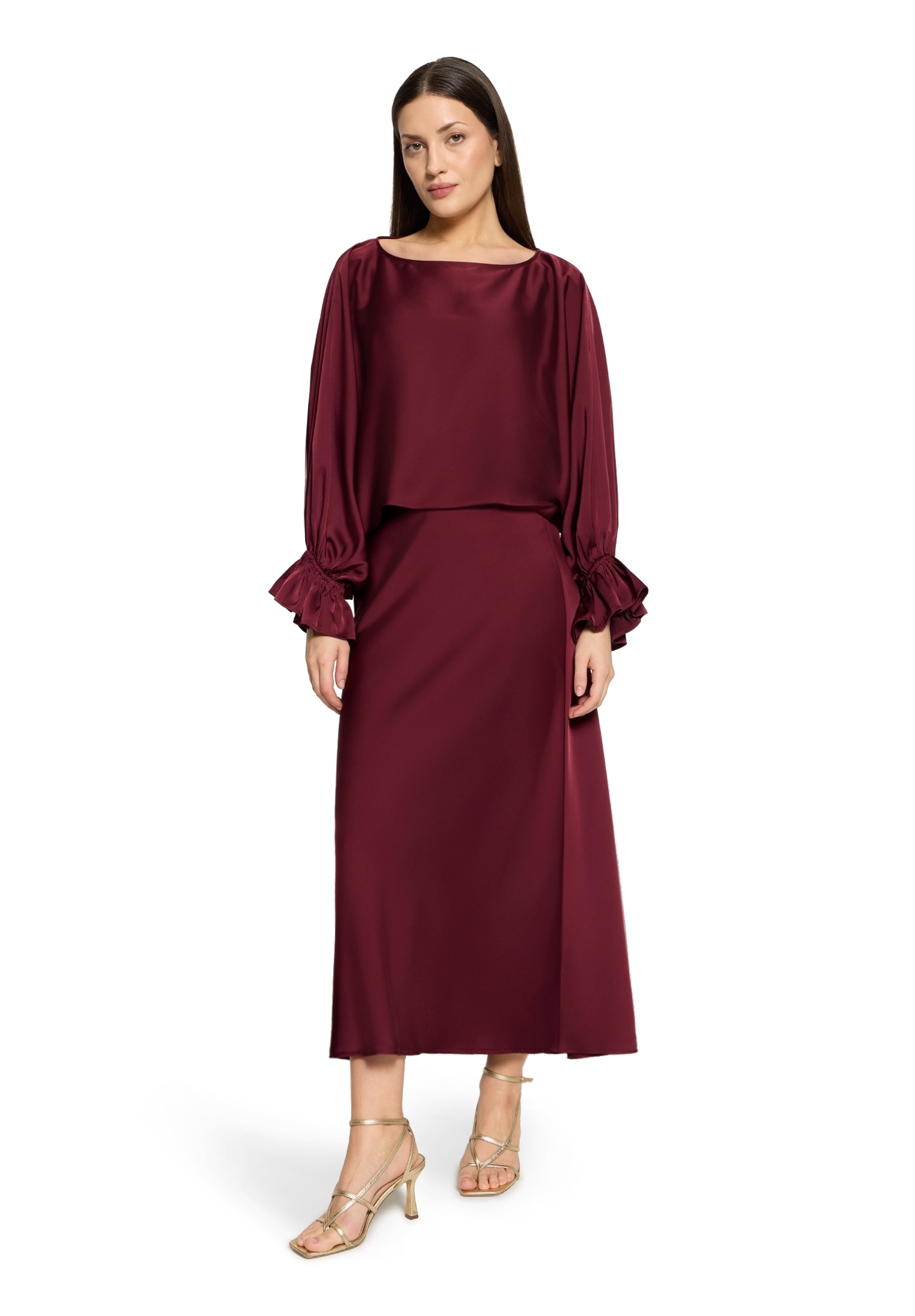 Vera Mont Satinbluse »Satin-Bluse mit Fledermausärmeln«