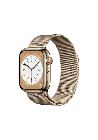 Apple Smartwatch »Series 8, GPS + Cellular, Edelstahl-Gehäuse,41 mm mit... kaufen