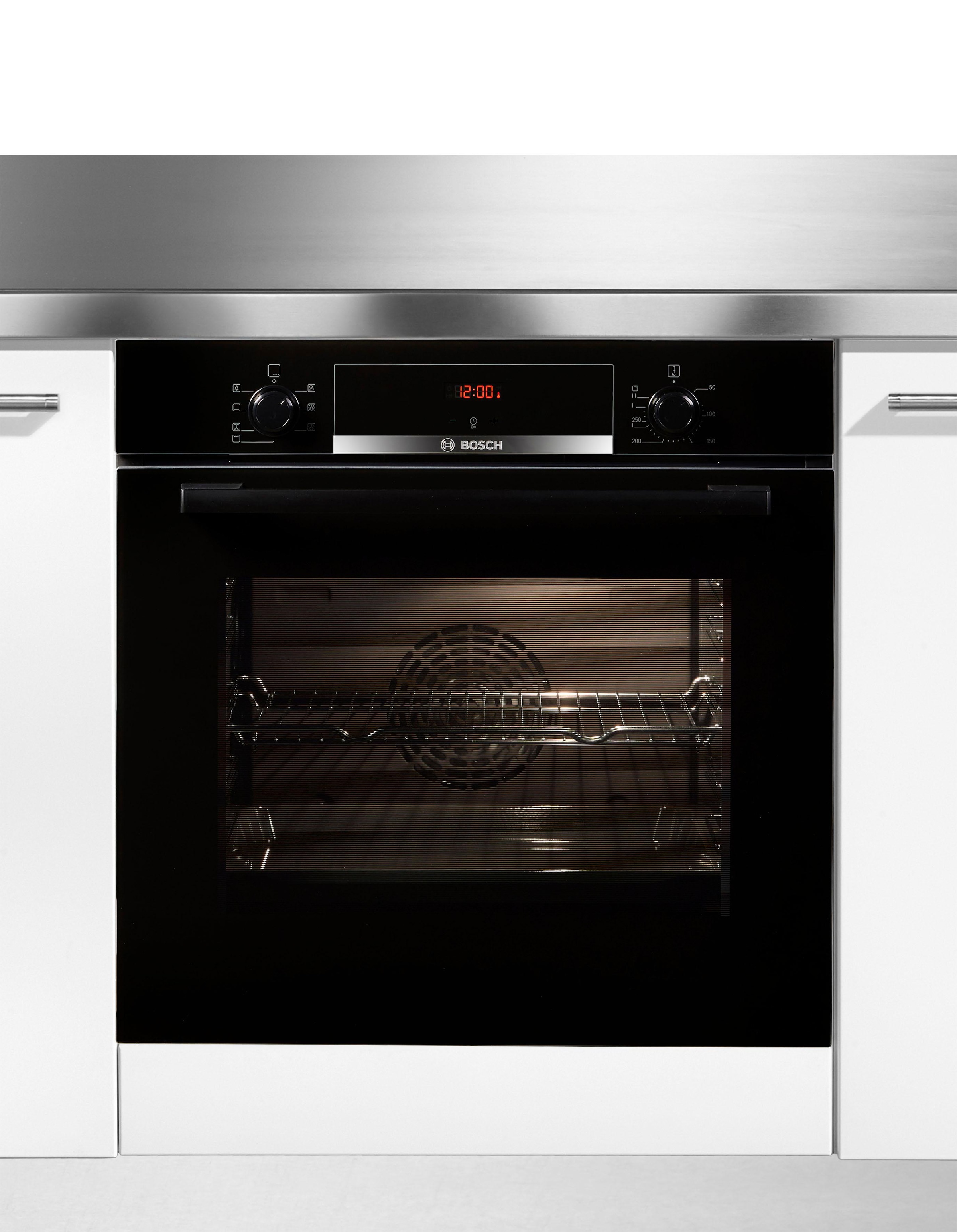 BOSCH Einbaubackofen 4 »HBA533BB1«, mit Teleskopauszug nachrüstbar, ecoClean Direct