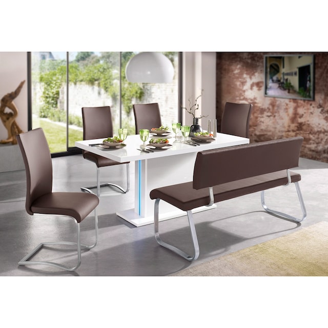 MCA furniture Polsterbank »Arco«, (1 St.), belastbar bis 280 kg,  Kunstleder, in verschiedenen Breiten im OTTO Online Shop
