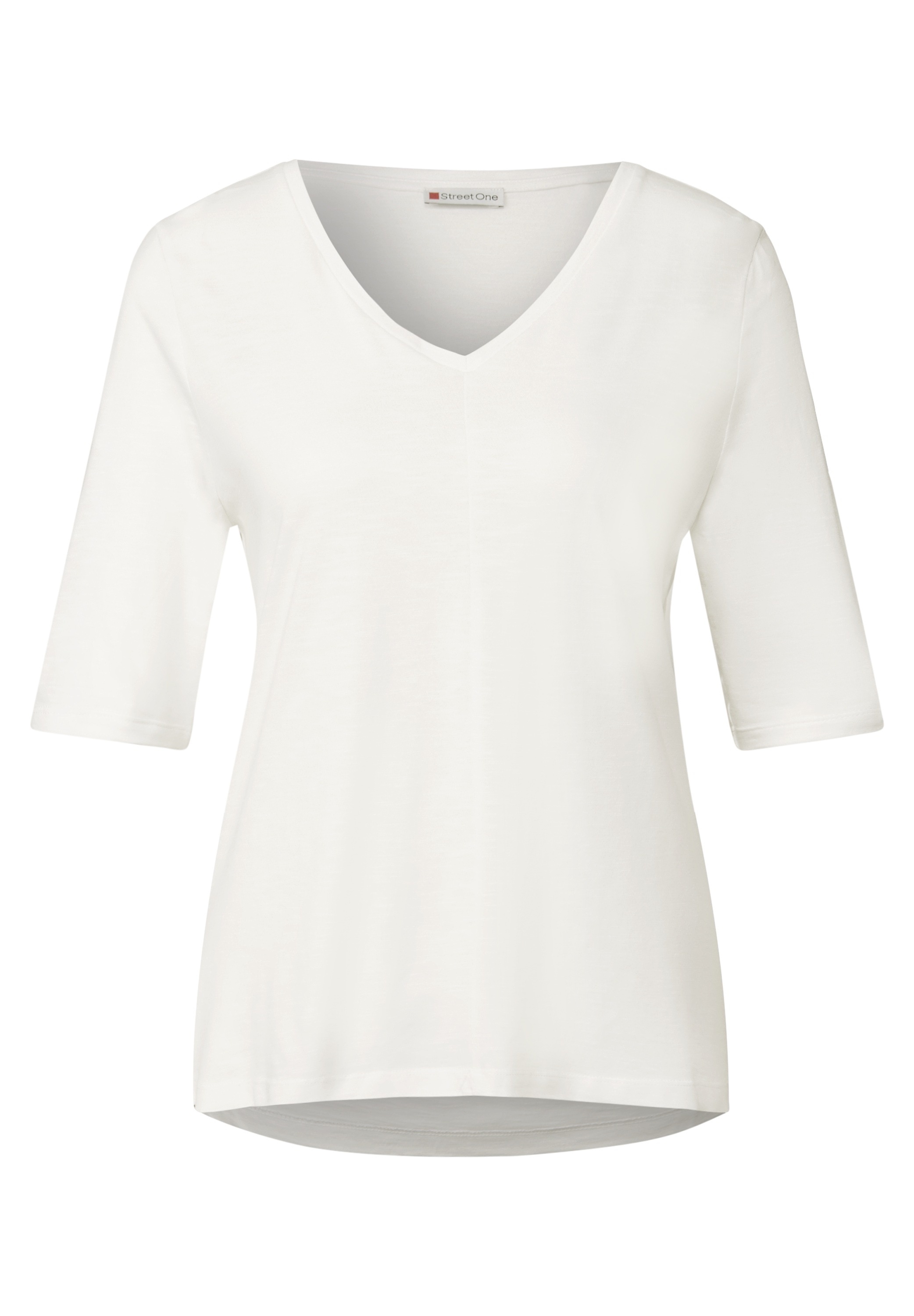 STREET ONE T-Shirt »Style GERDA«, mit V-Ausschnitt