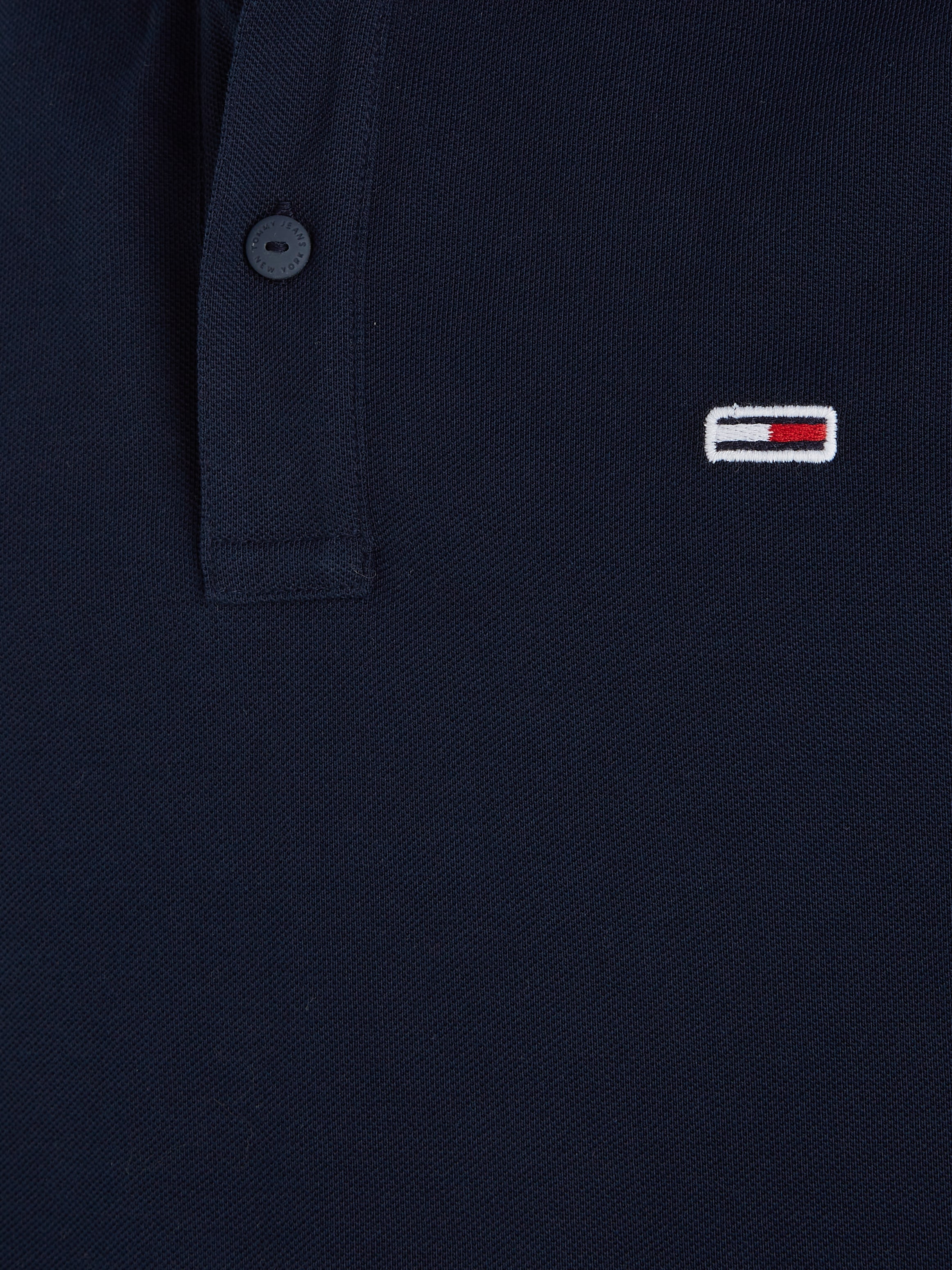 Tommy Jeans Poloshirt »TJM SLIM PLACKET POLO«, Piqué mit Polokragen