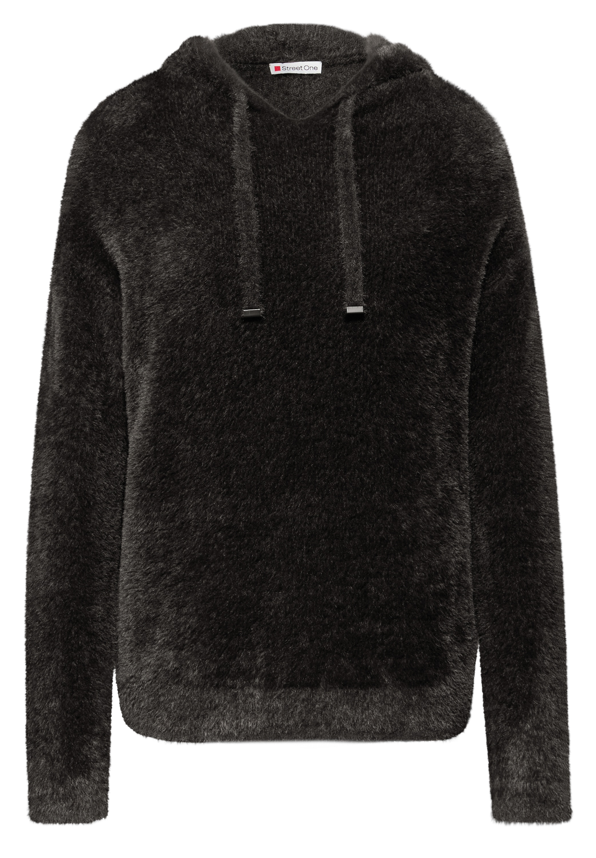 STREET ONE Kapuzenpullover aus softer Federgarn-Qualität