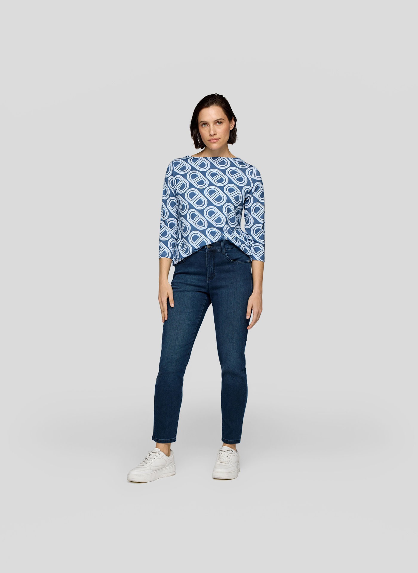 Rabe 3/4-Arm-Shirt, mit All-Over Print