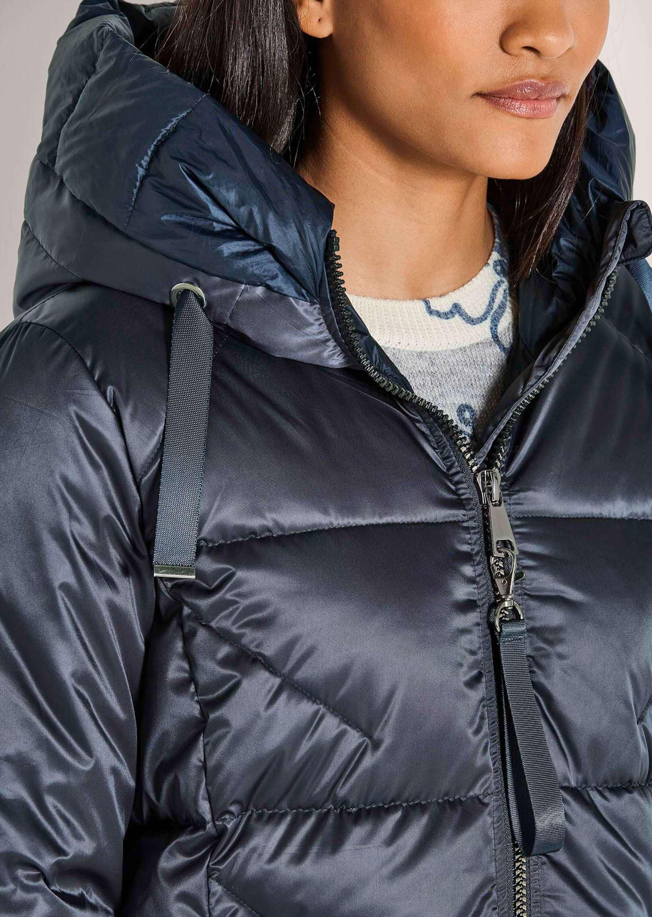 MADELEINE Steppjacke »Steppmantel Wattierte Outdoor-Jacke mit Kapuze, Stepp«