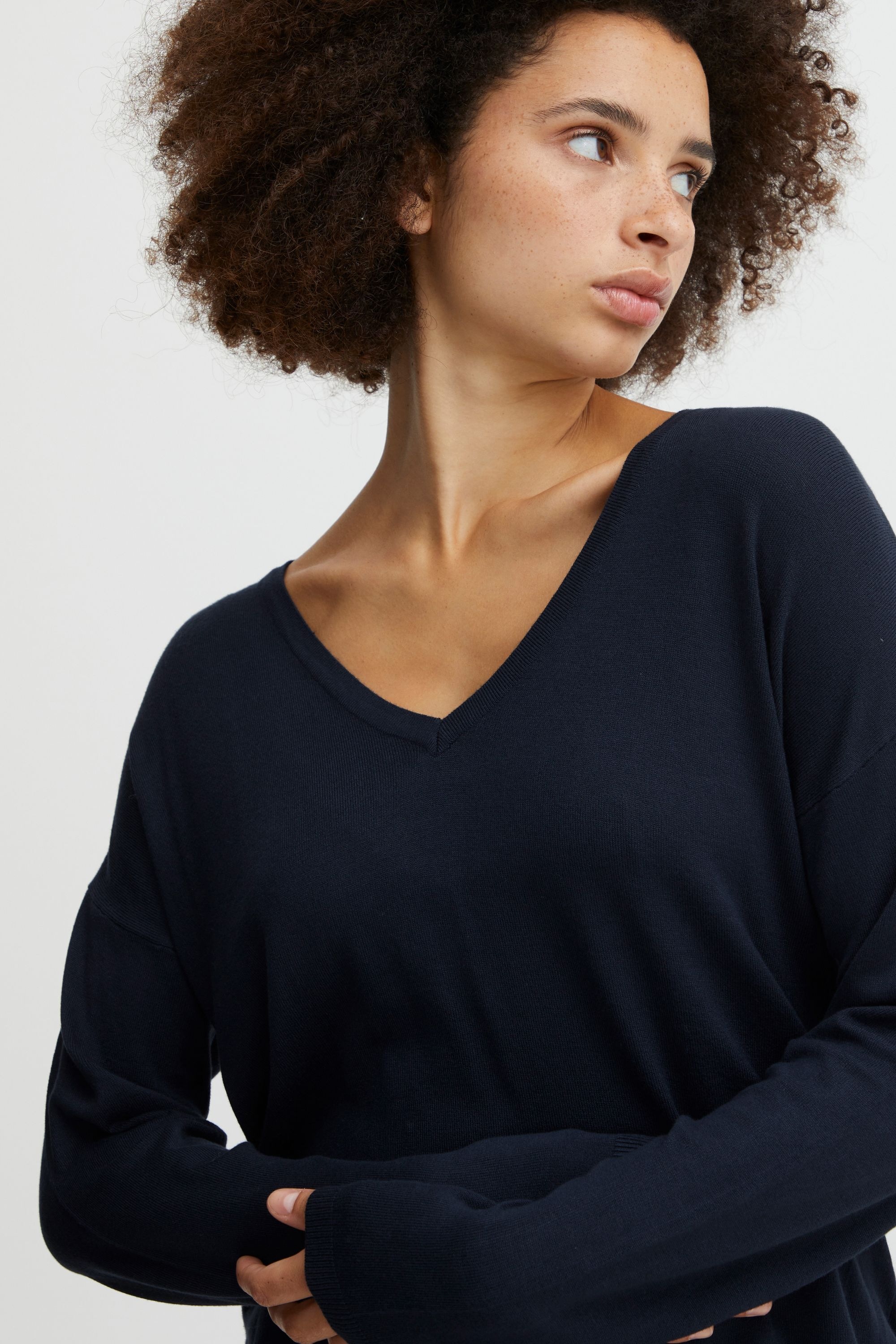 Ichi Strickfleece-Pullover »Strickpullover IHMafa«